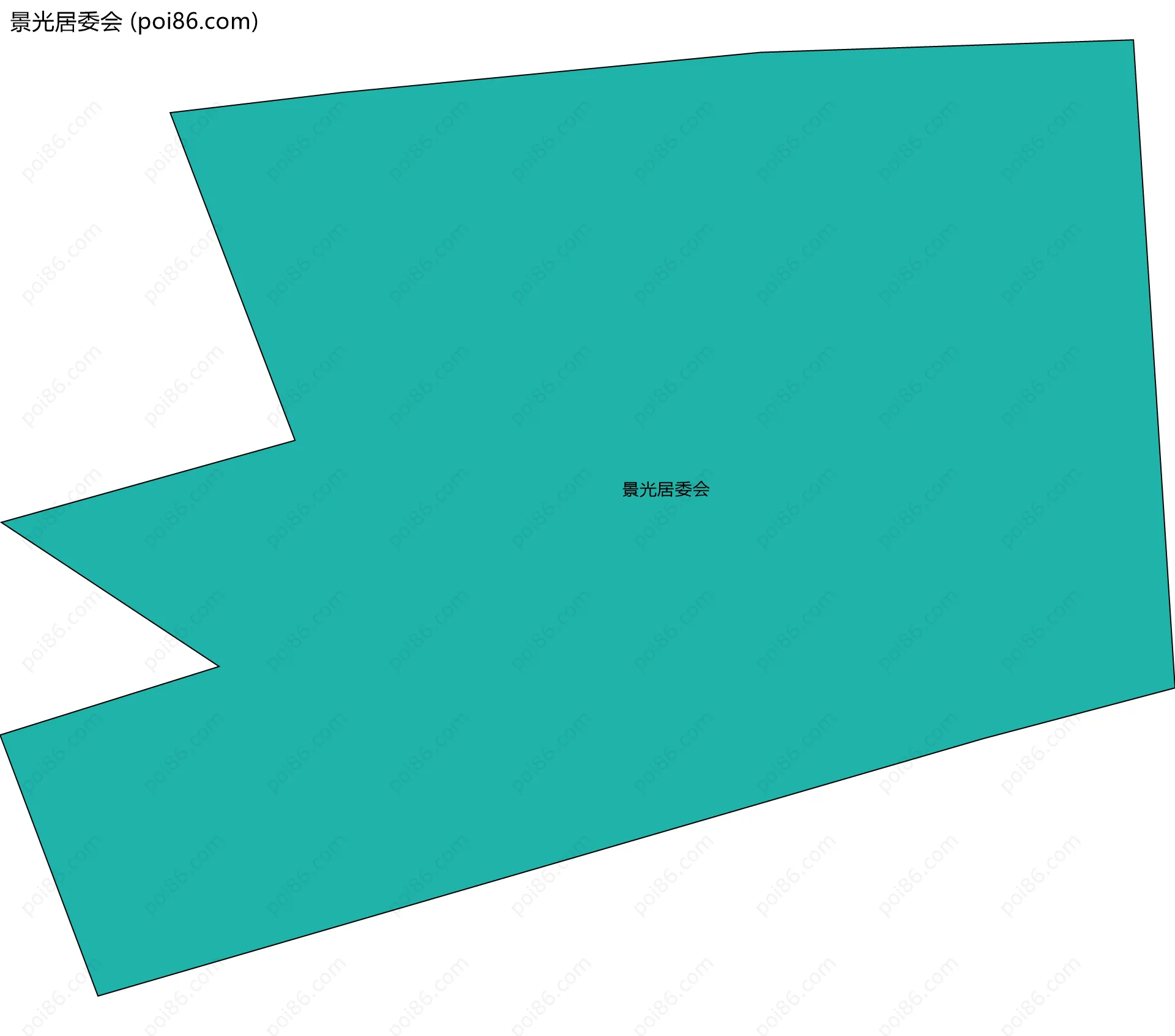 景光居委会边界地图