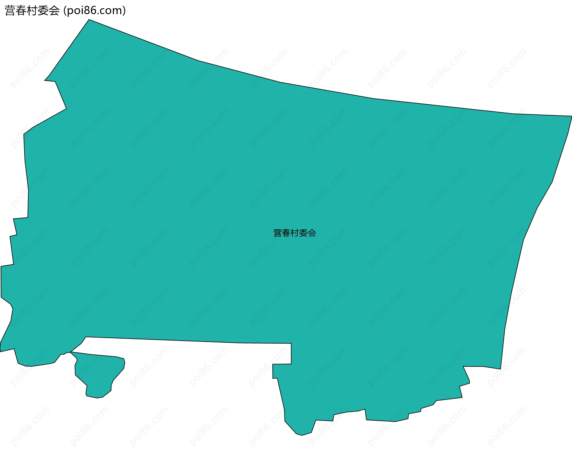 营春村委会边界地图