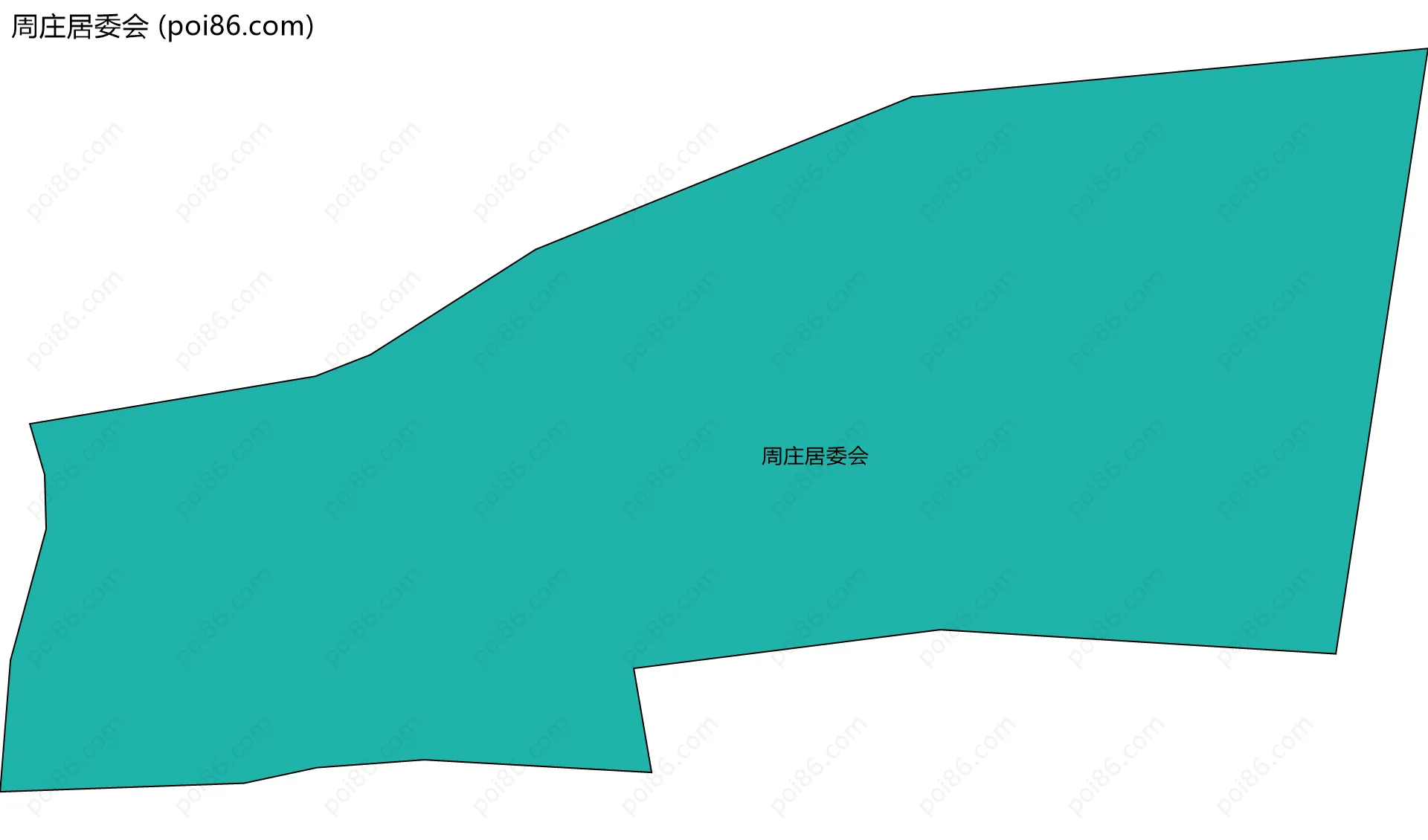 周庄居委会边界地图
