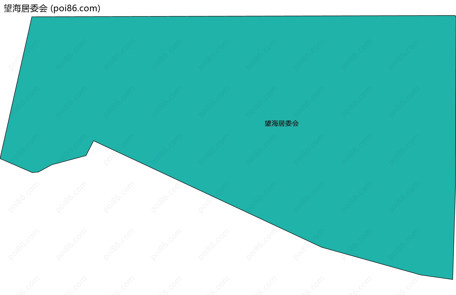 望海居委会边界地图