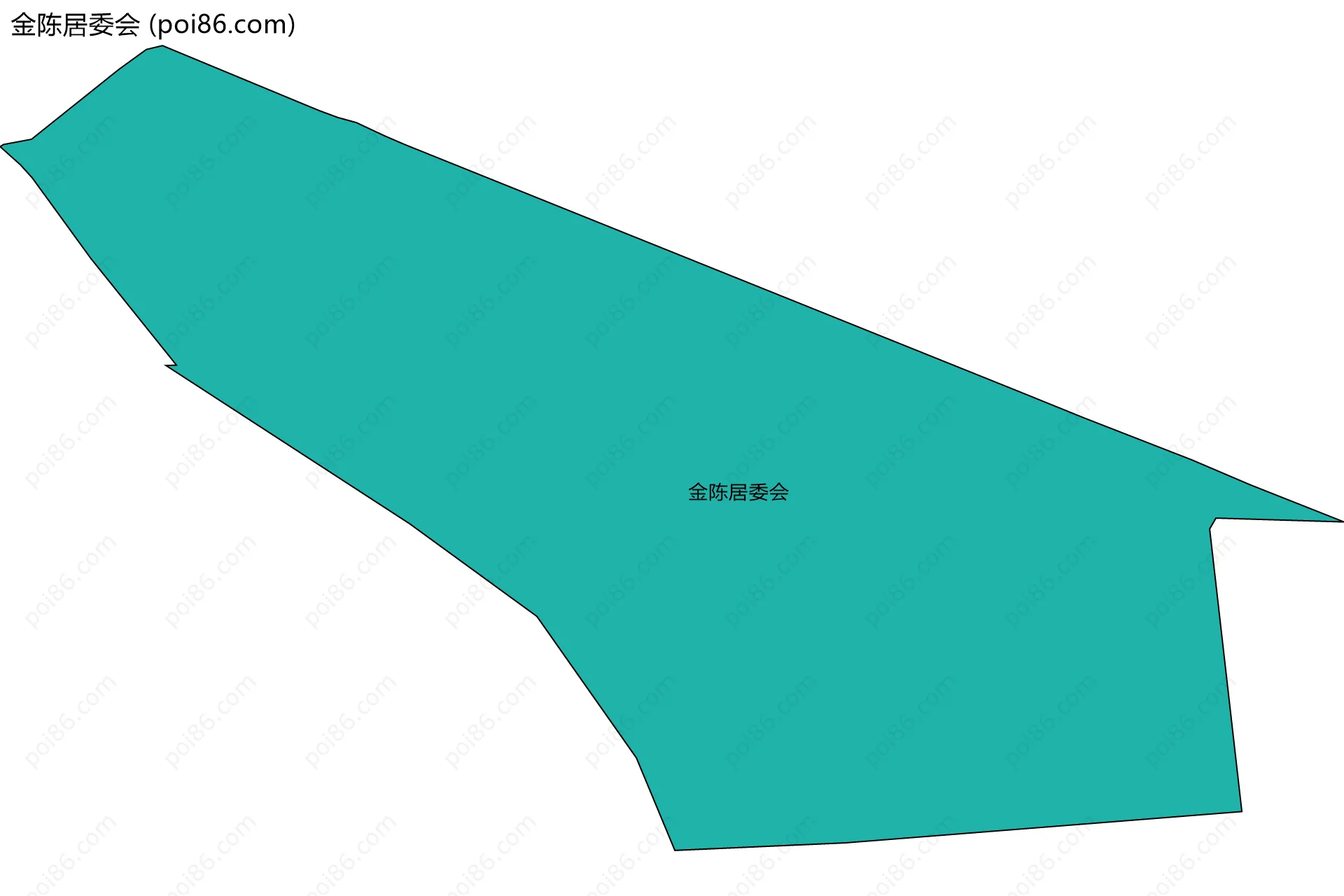 金陈居委会边界地图