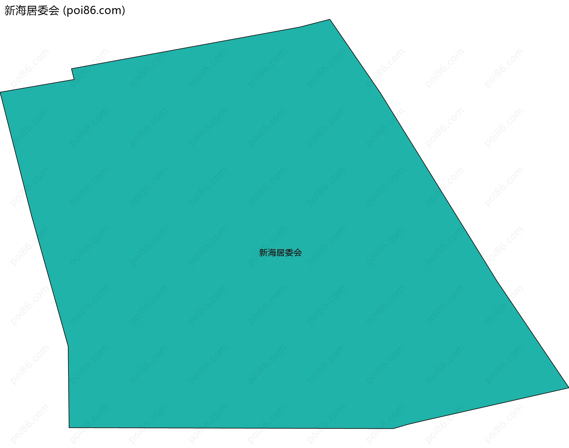 新海居委会边界地图