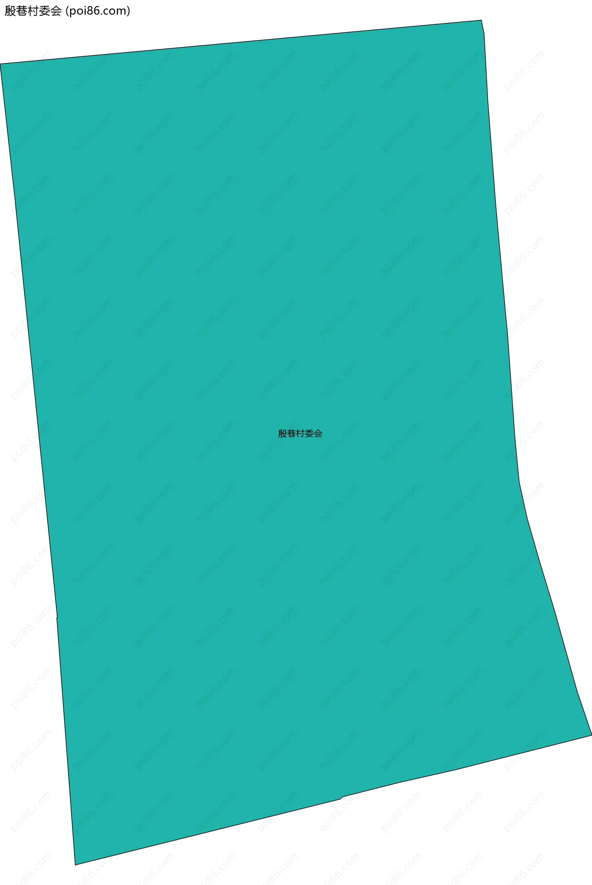 殷巷村委会边界地图