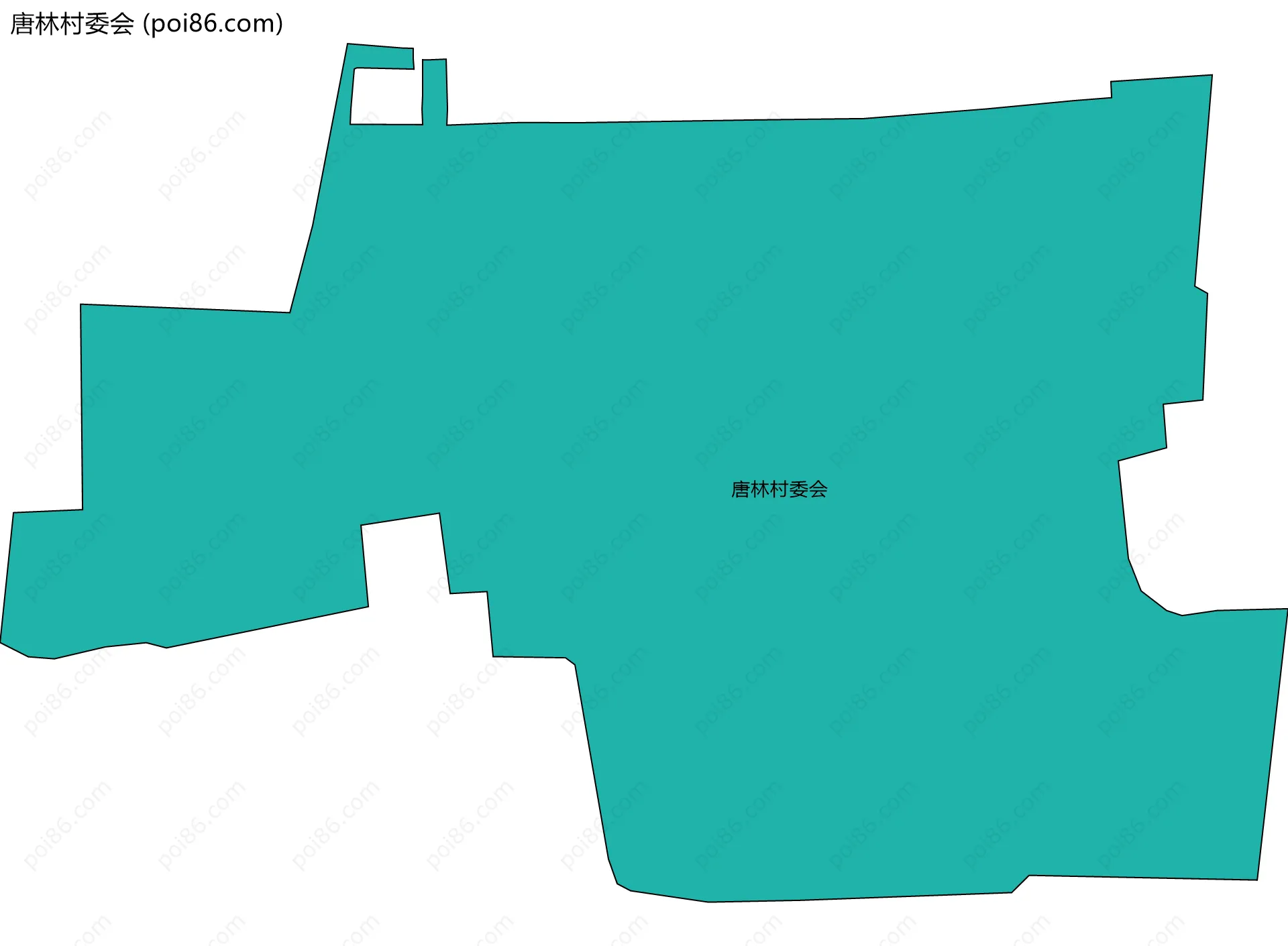 唐林村委会边界地图