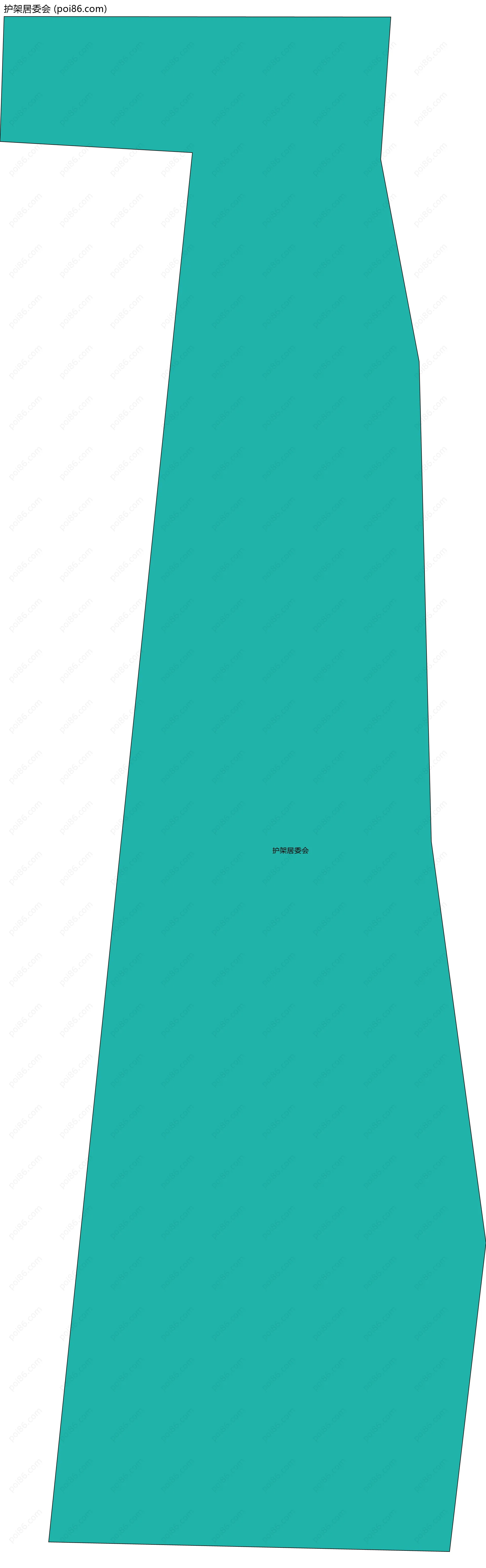 护架居委会边界地图