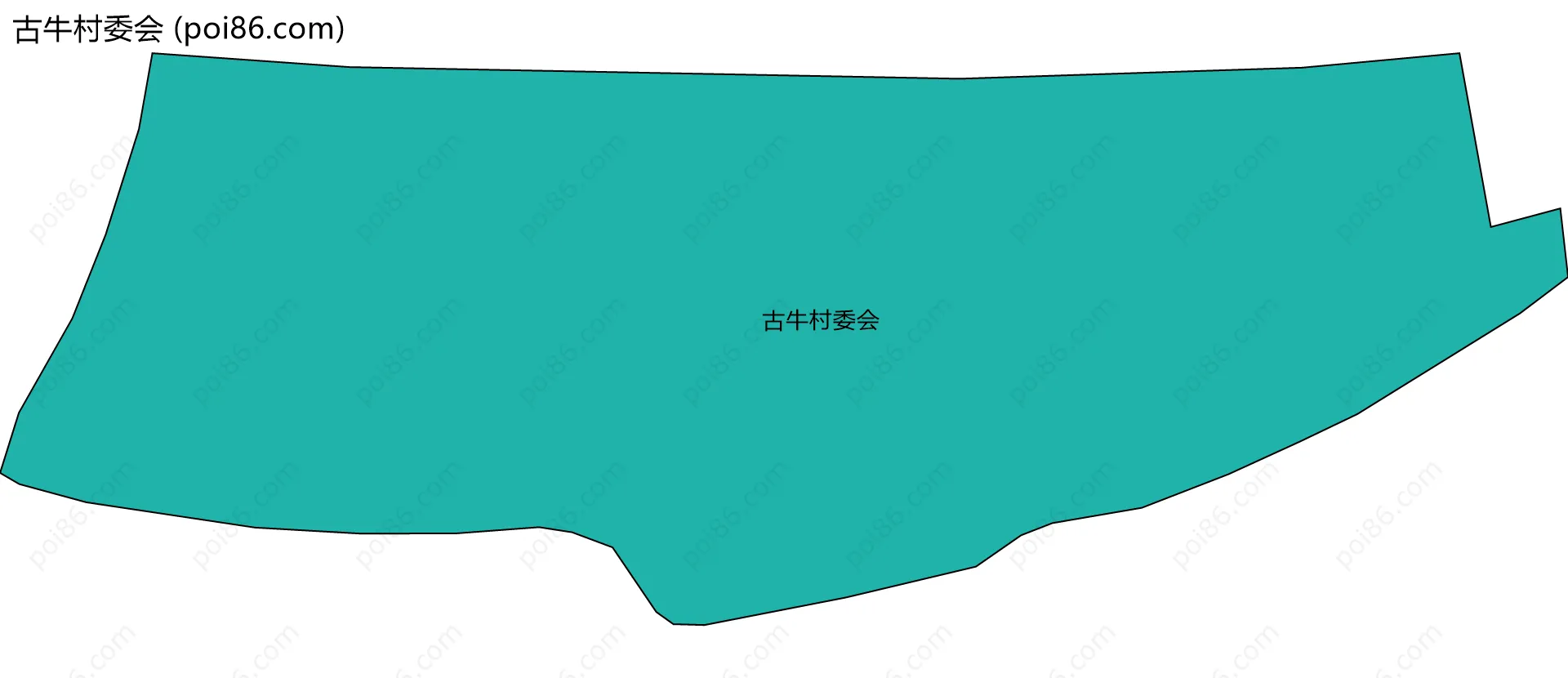 古牛村委会边界地图