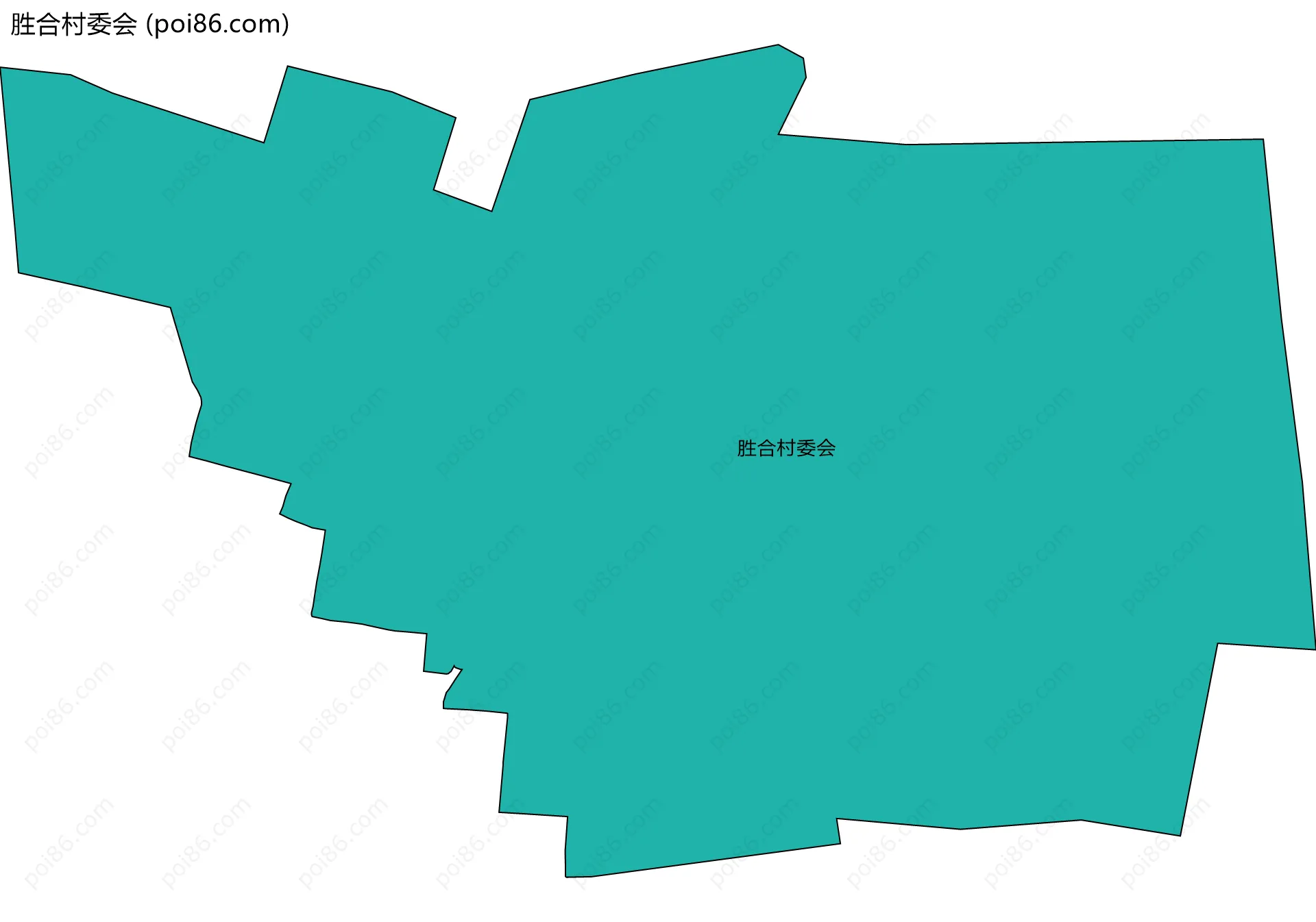 胜合村委会边界地图