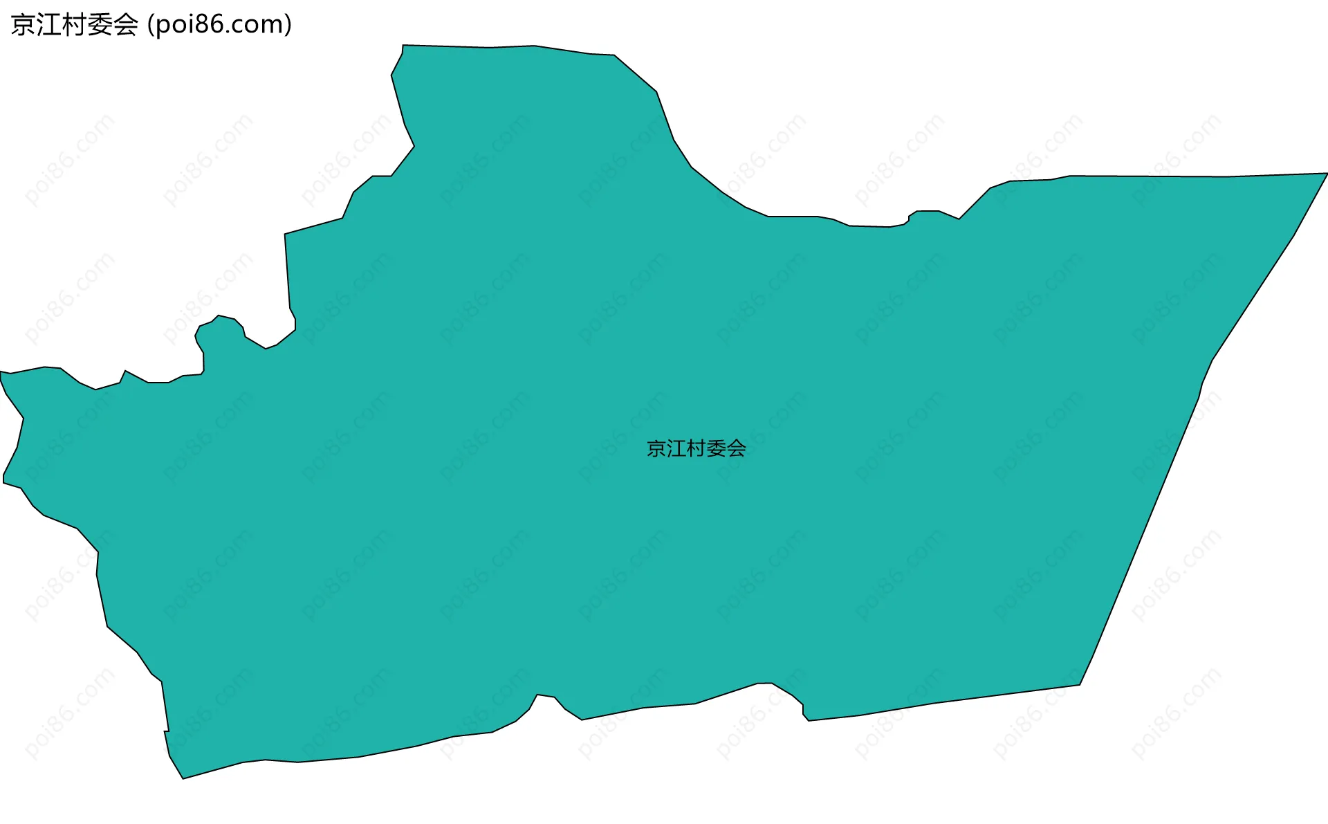 京江村委会边界地图