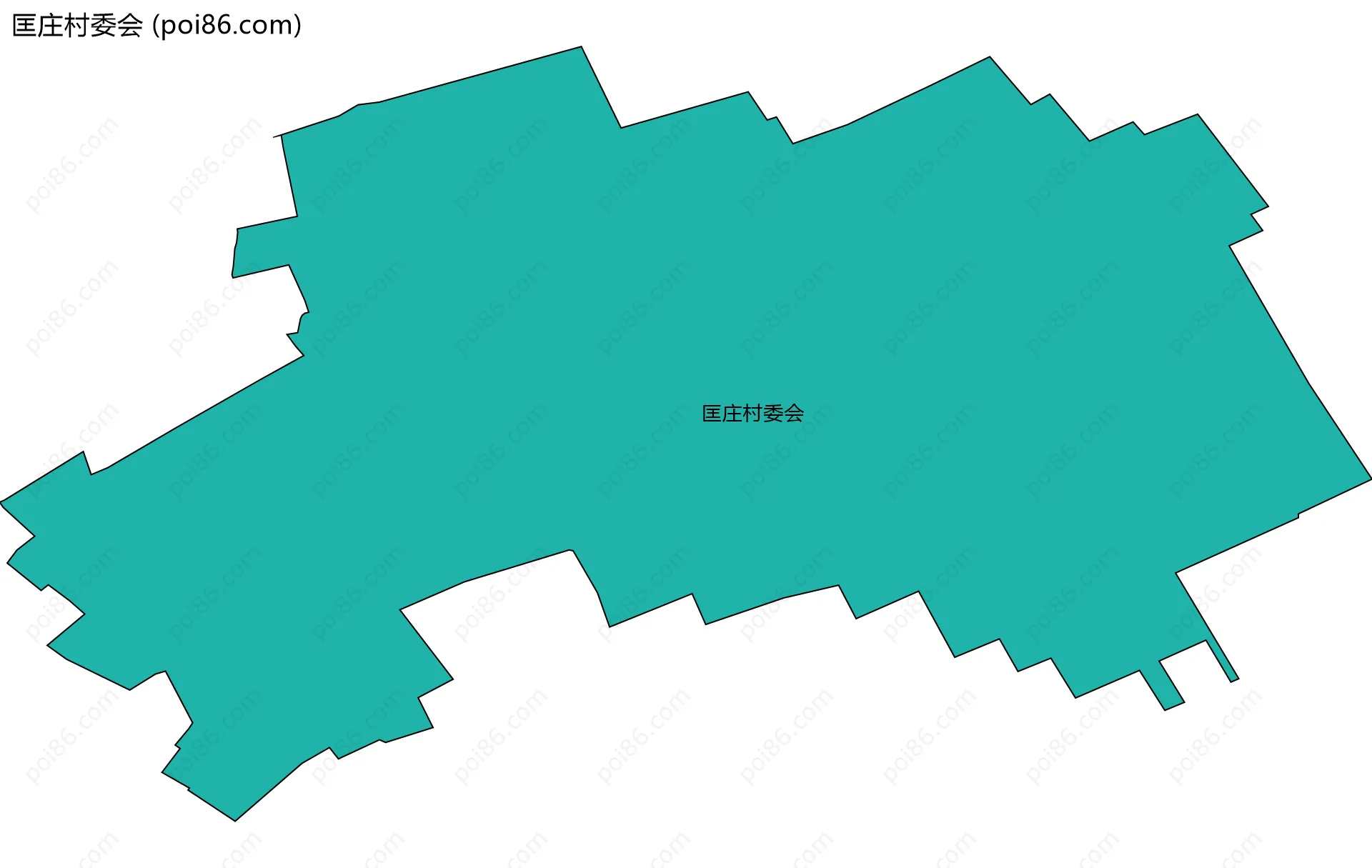 匡庄村委会边界地图
