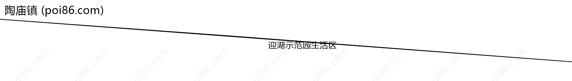 陶庙镇边界地图(五级行政区划)