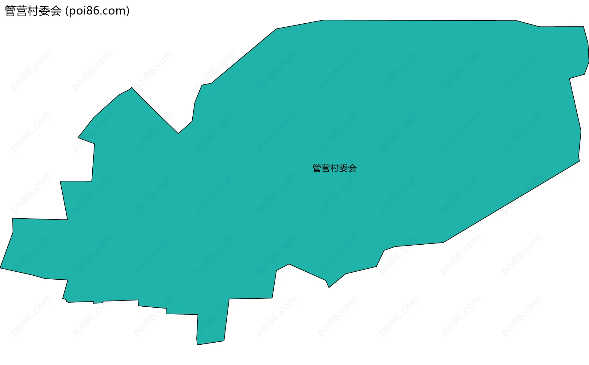 管营村委会边界地图