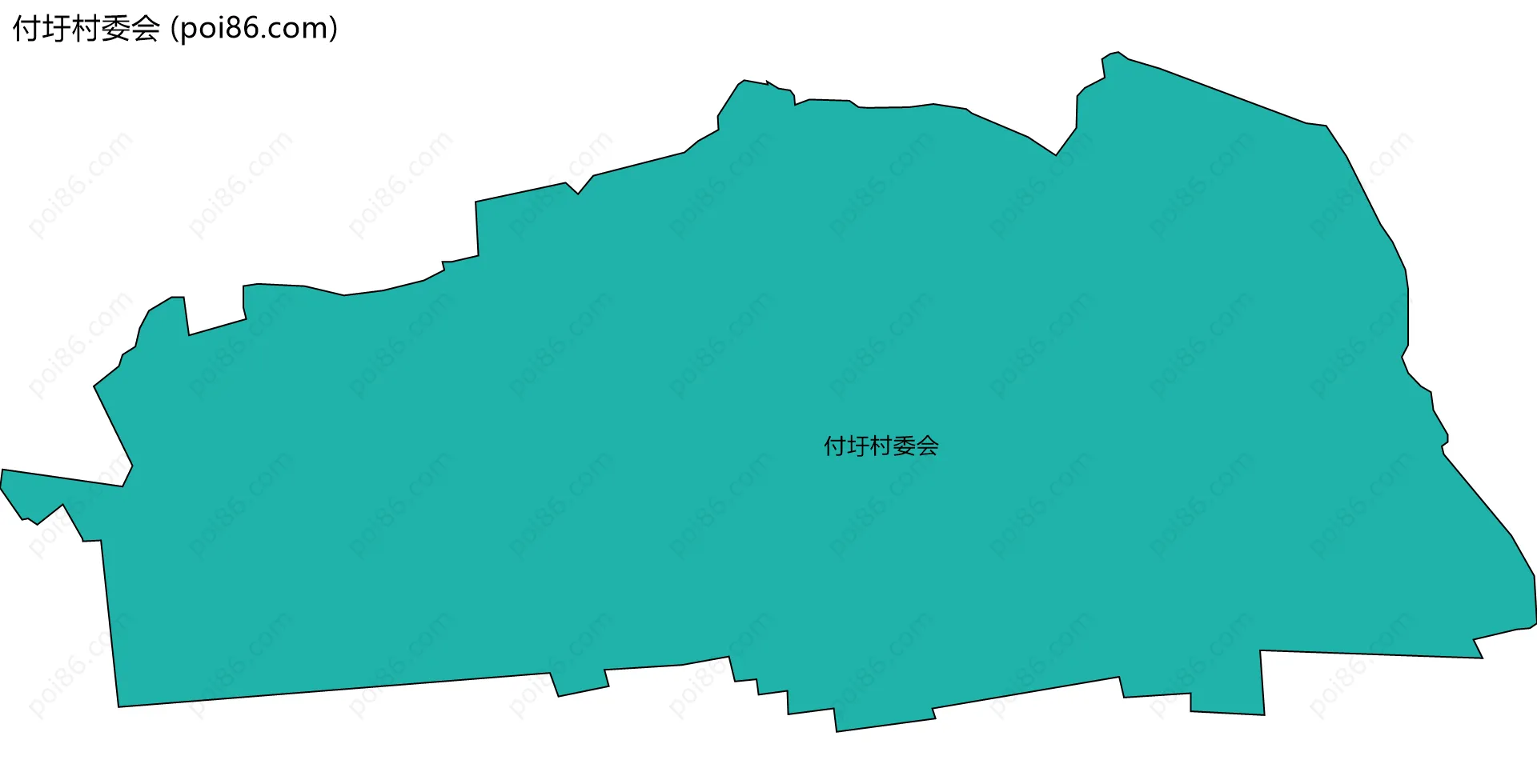 付圩村委会边界地图