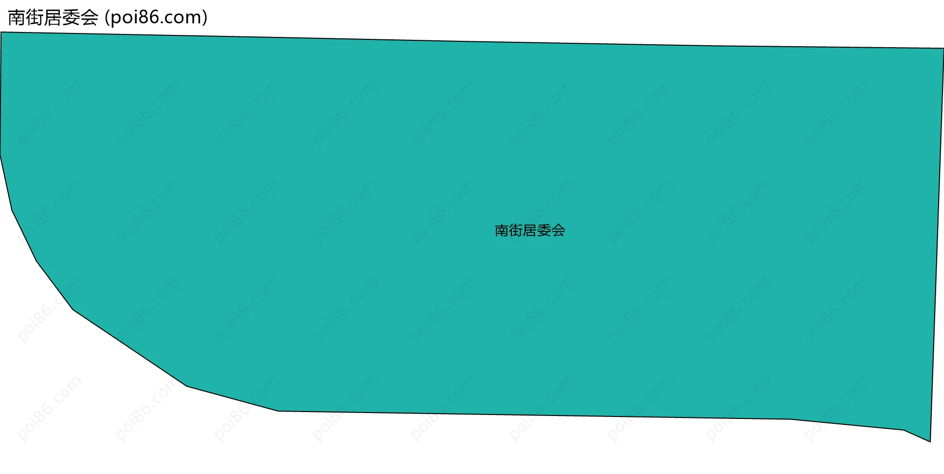 南街居委会边界地图