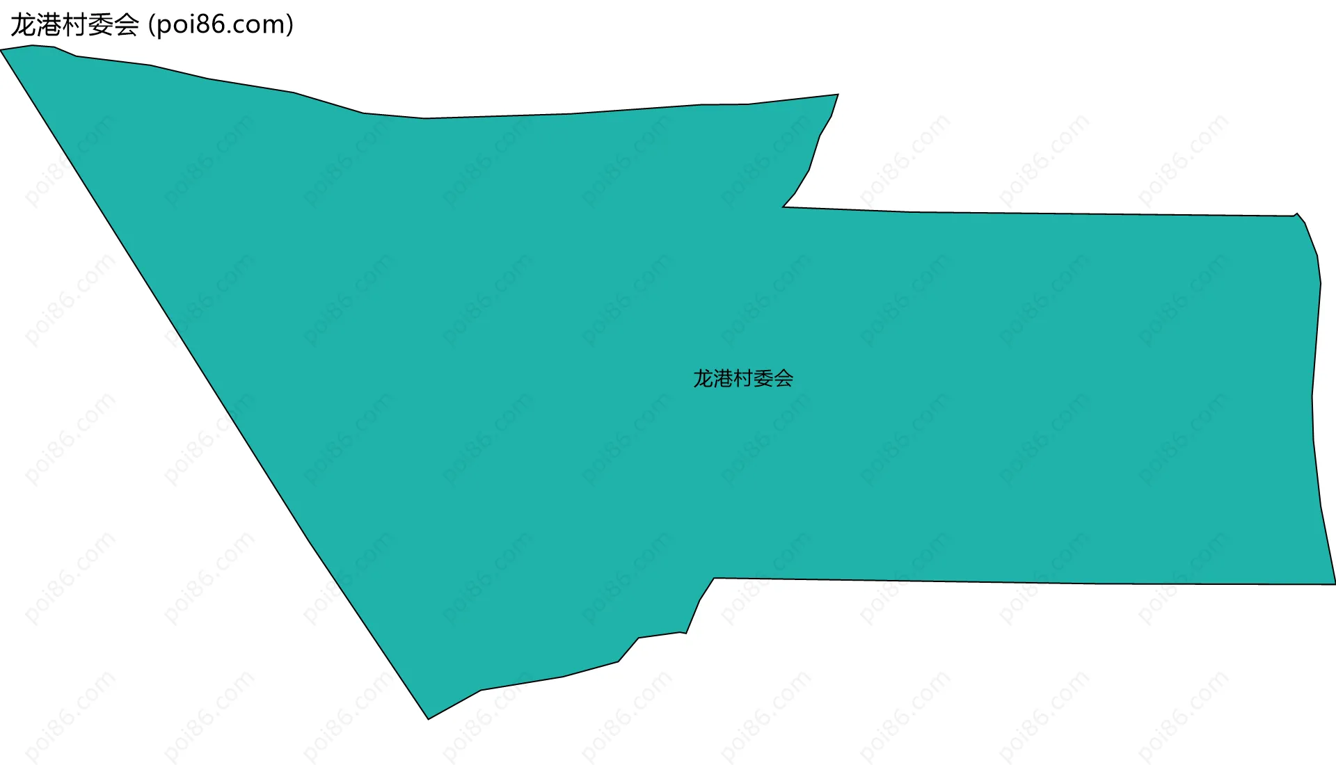 龙港村委会边界地图