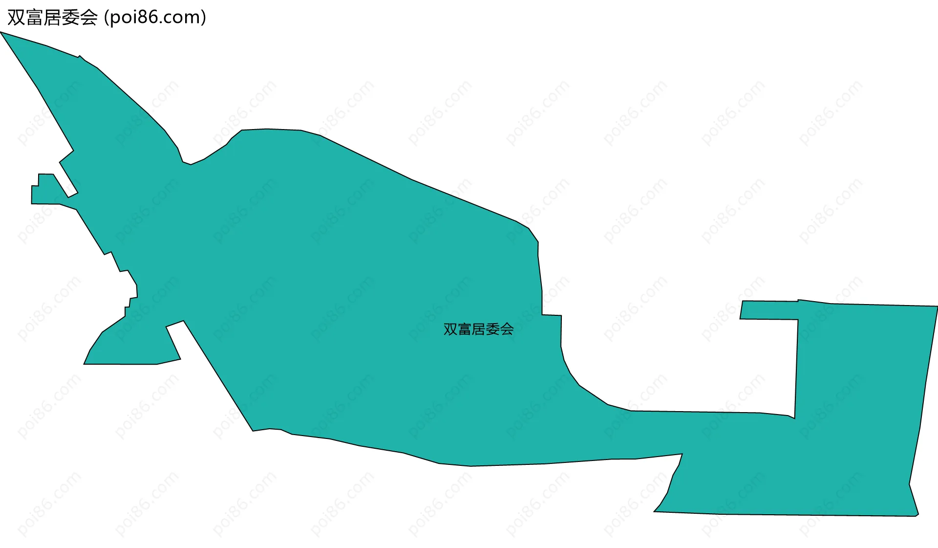 双富居委会边界地图
