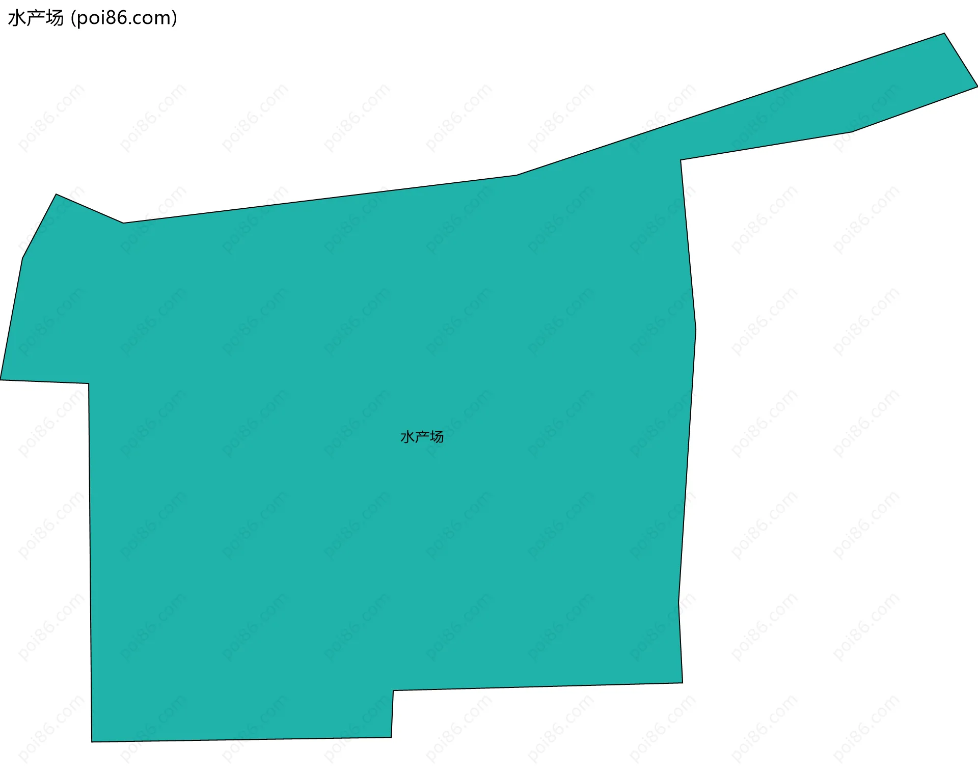 水产场边界地图
