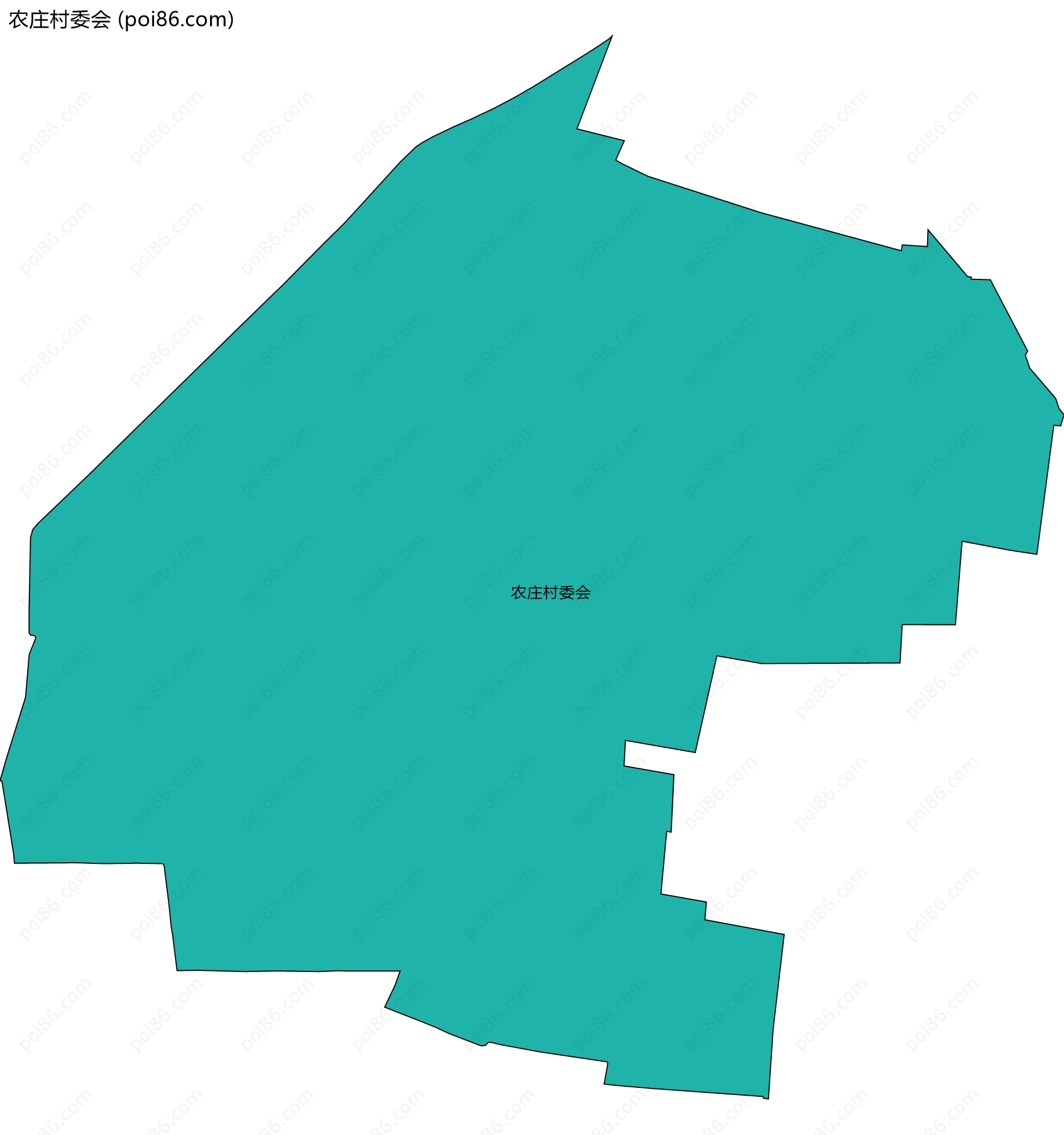 农庄村委会边界地图