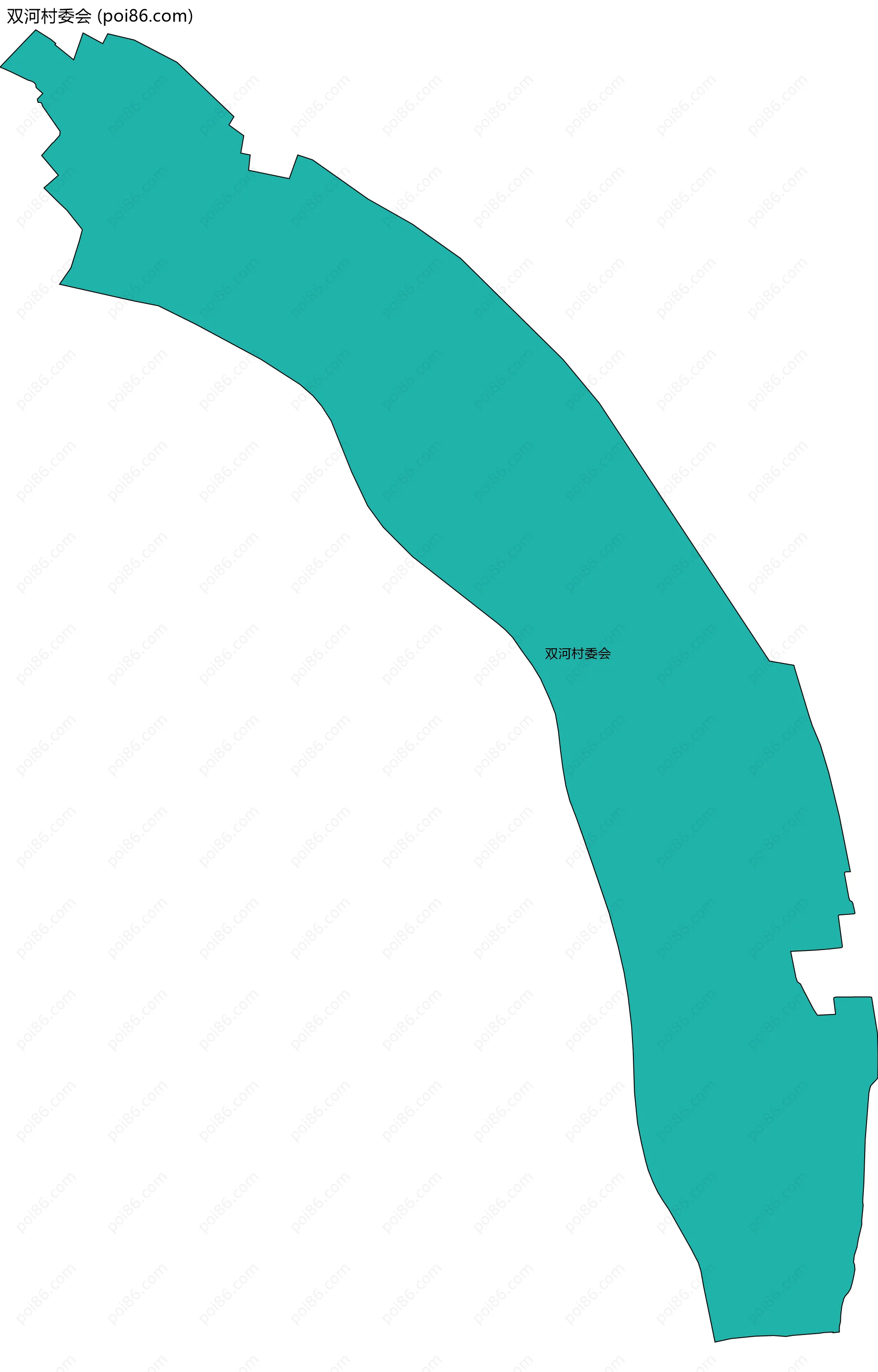 双河村委会边界地图
