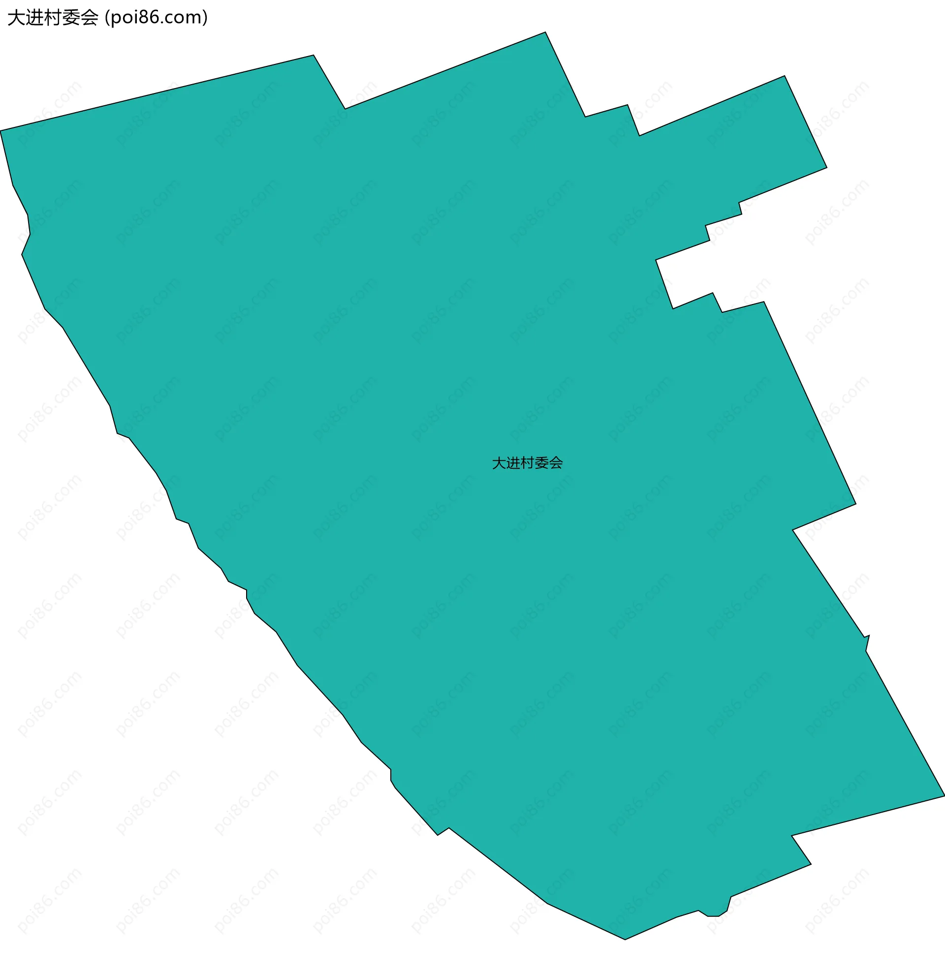 大进村委会边界地图