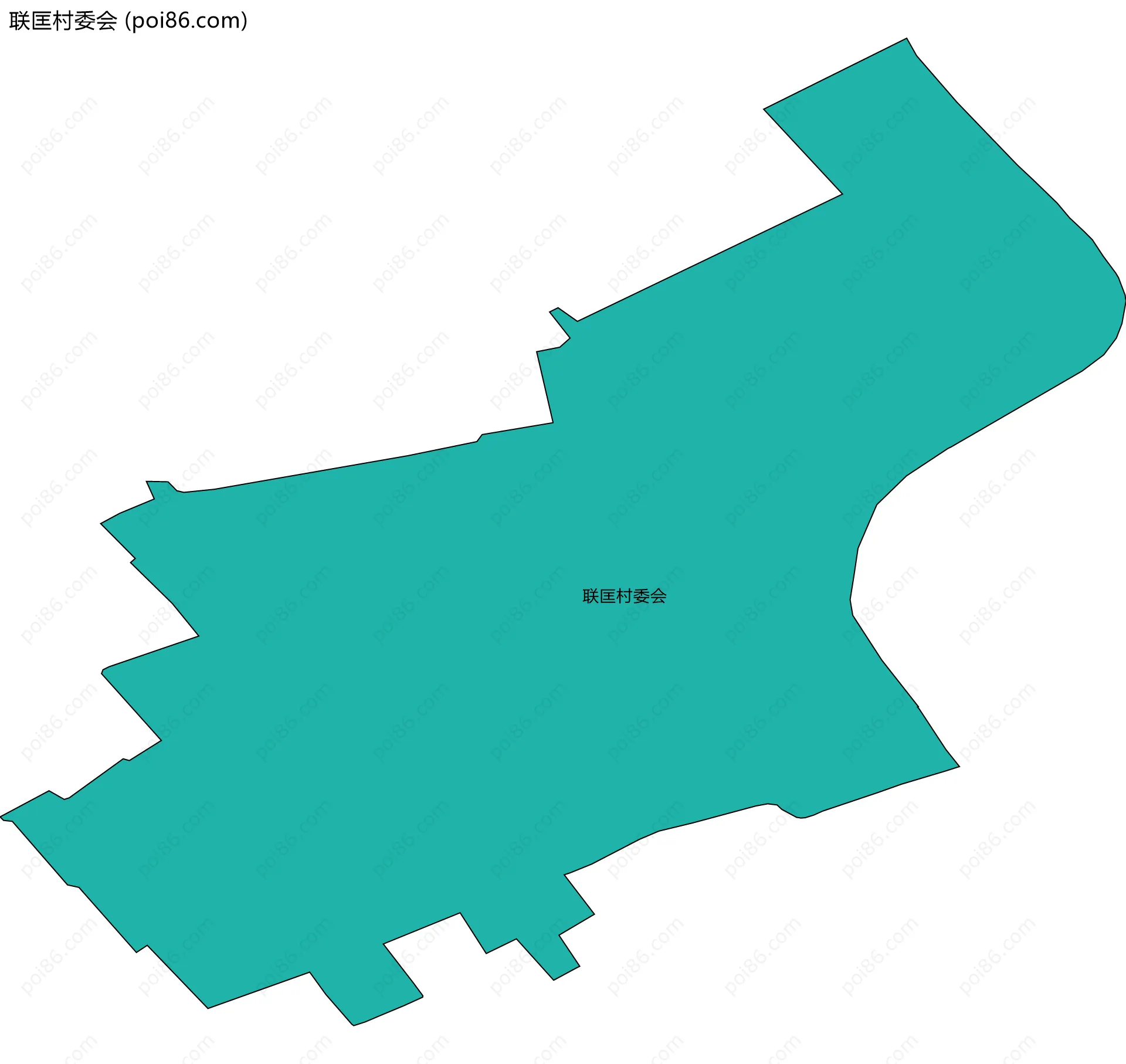 联匡村委会边界地图