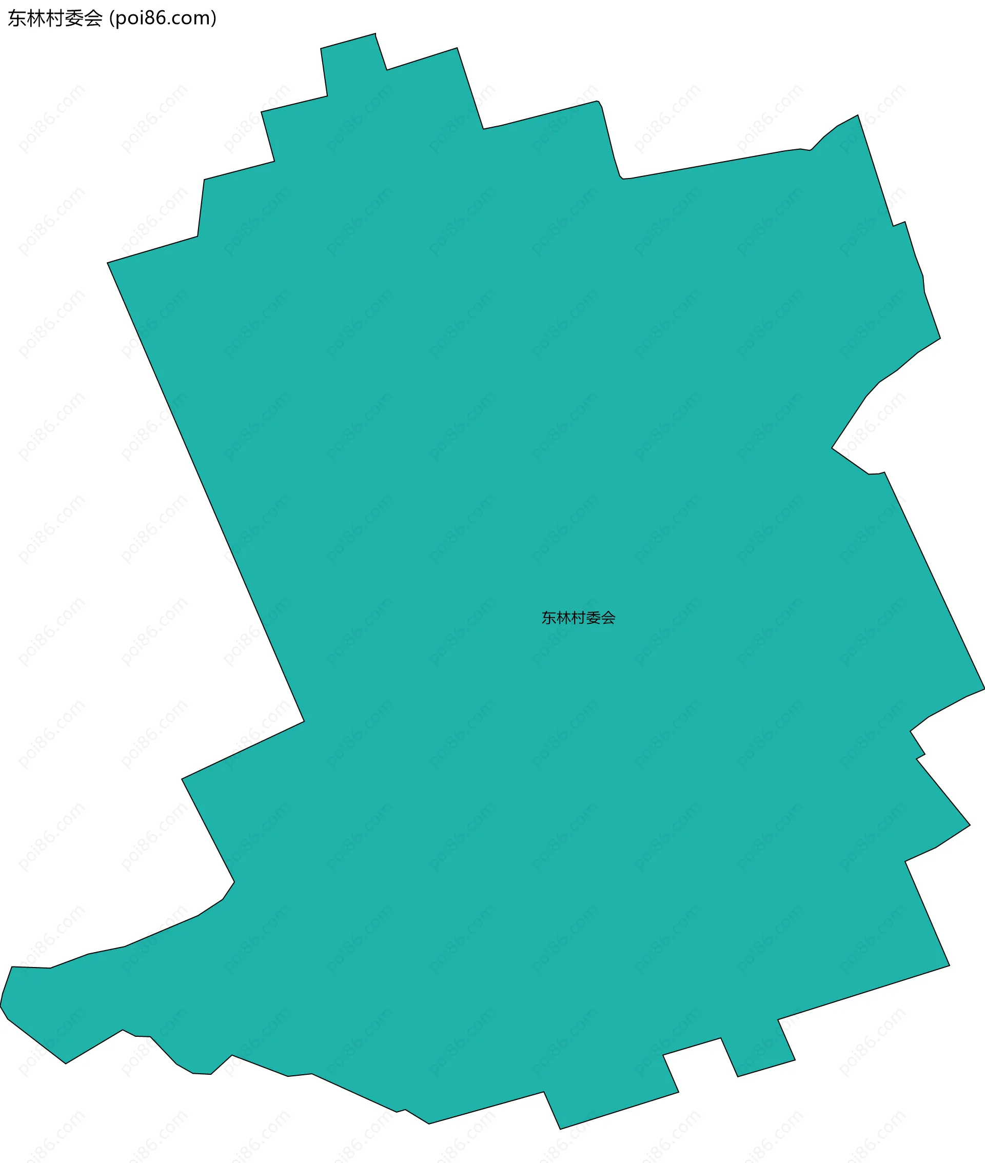 东林村委会边界地图