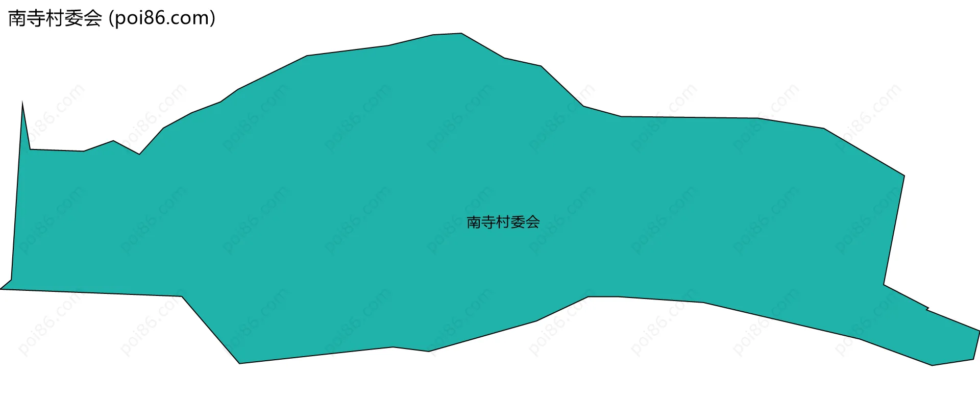 南寺村委会边界地图