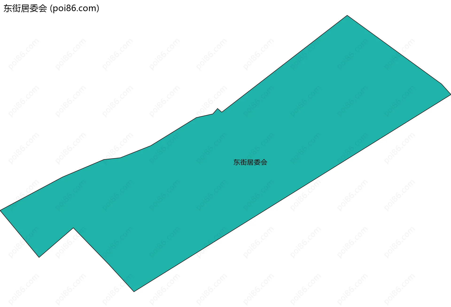 东街居委会边界地图