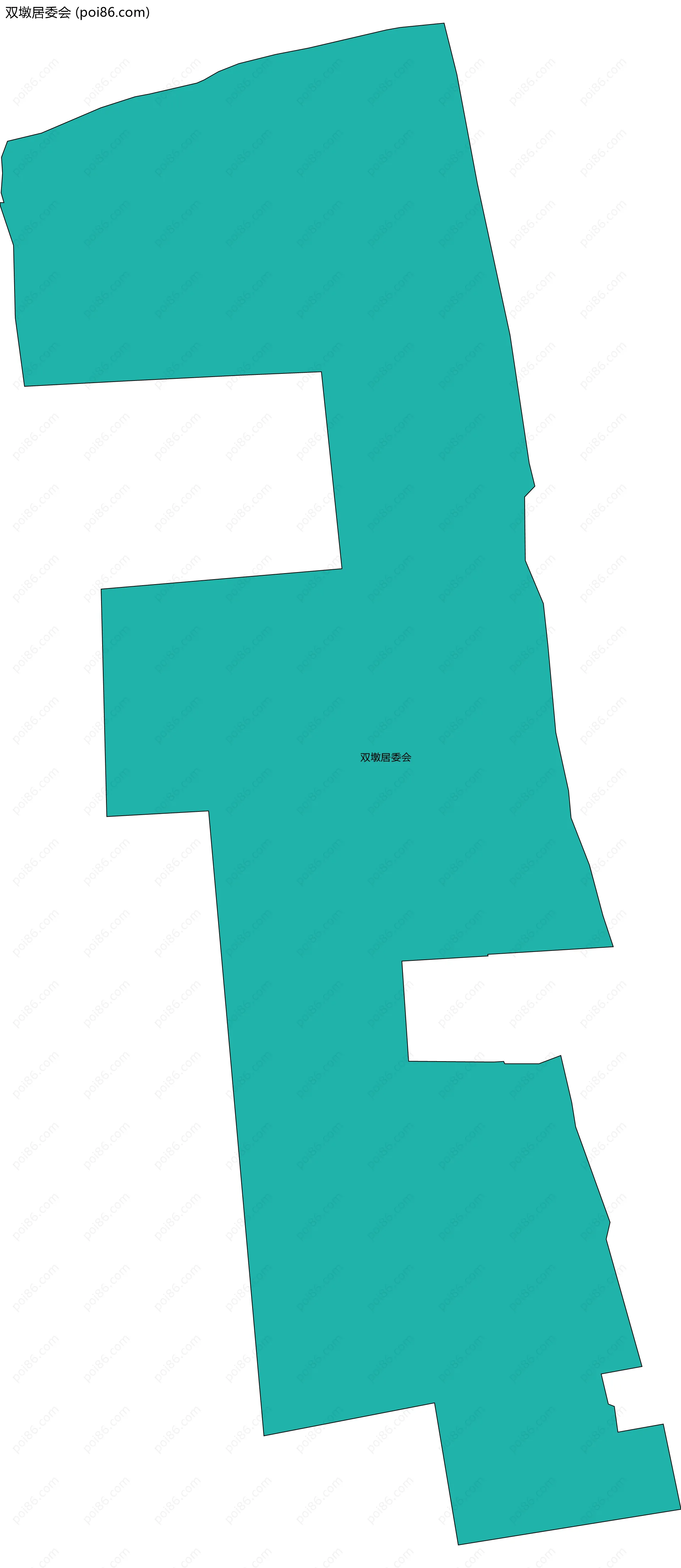 双墩居委会边界地图