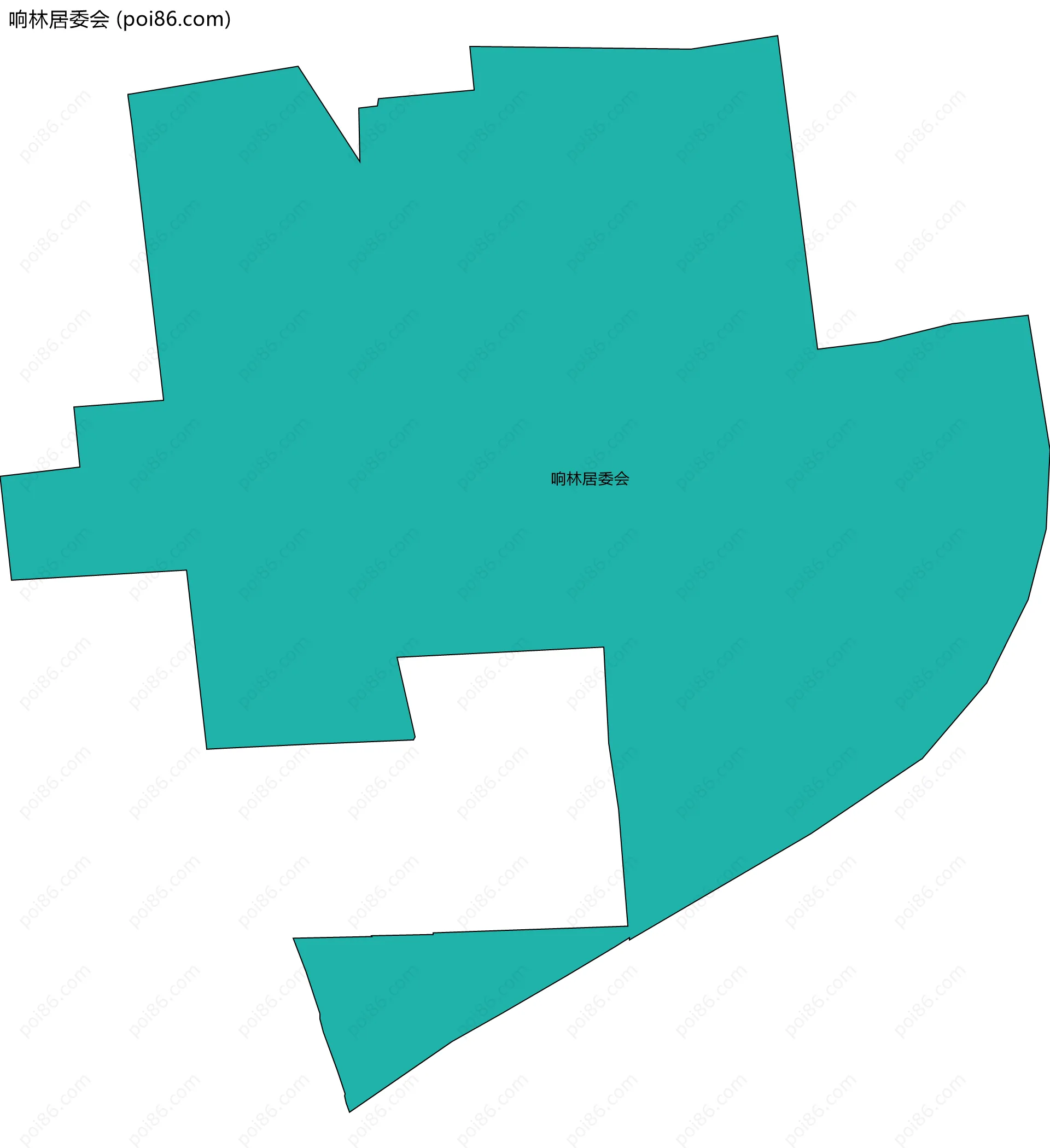 响林居委会边界地图