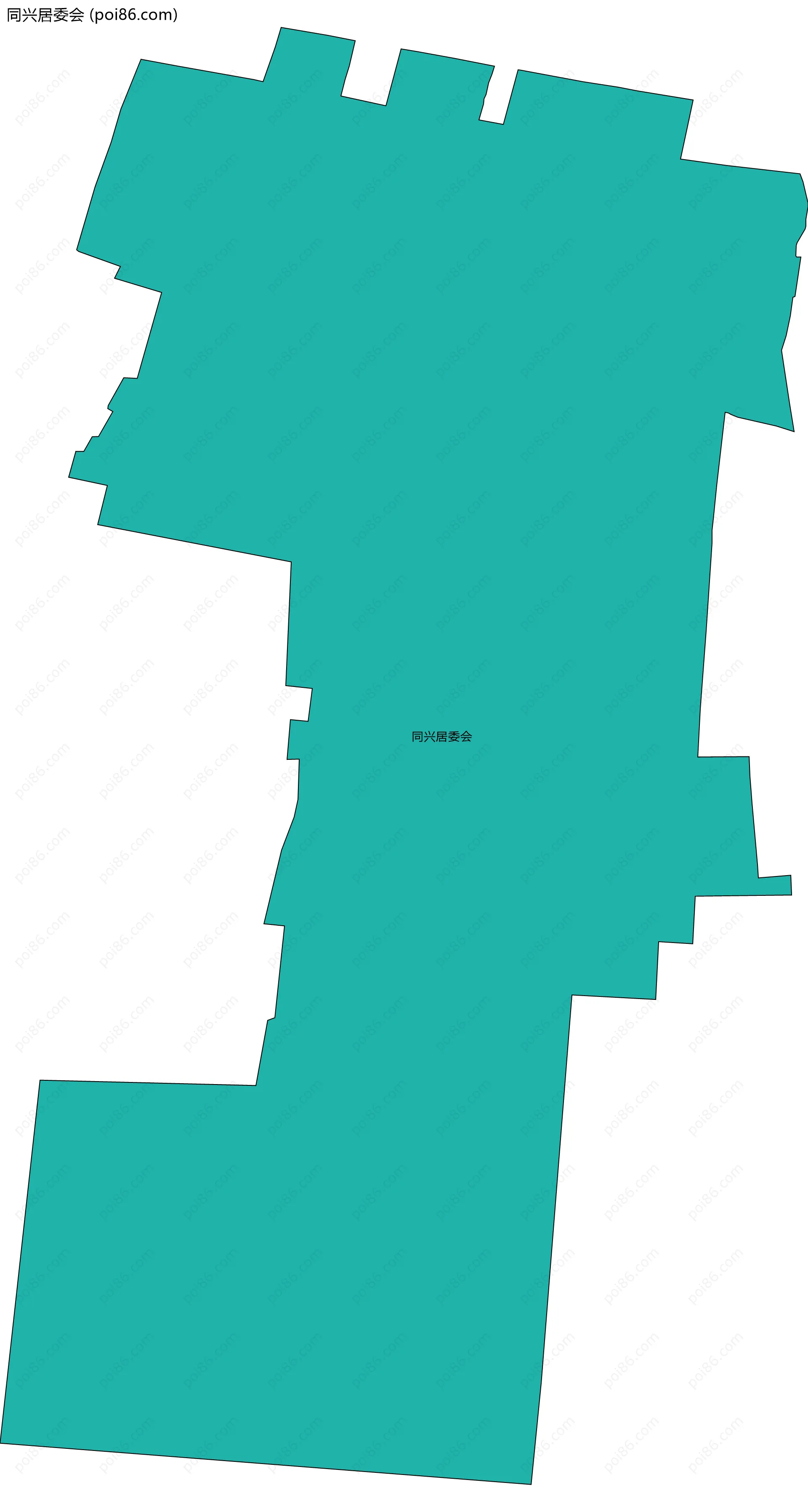 同兴居委会边界地图