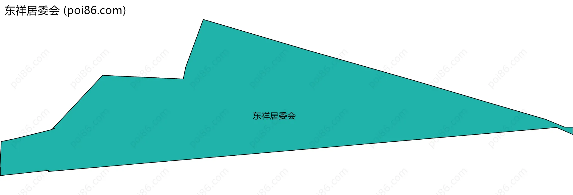 东祥居委会边界地图