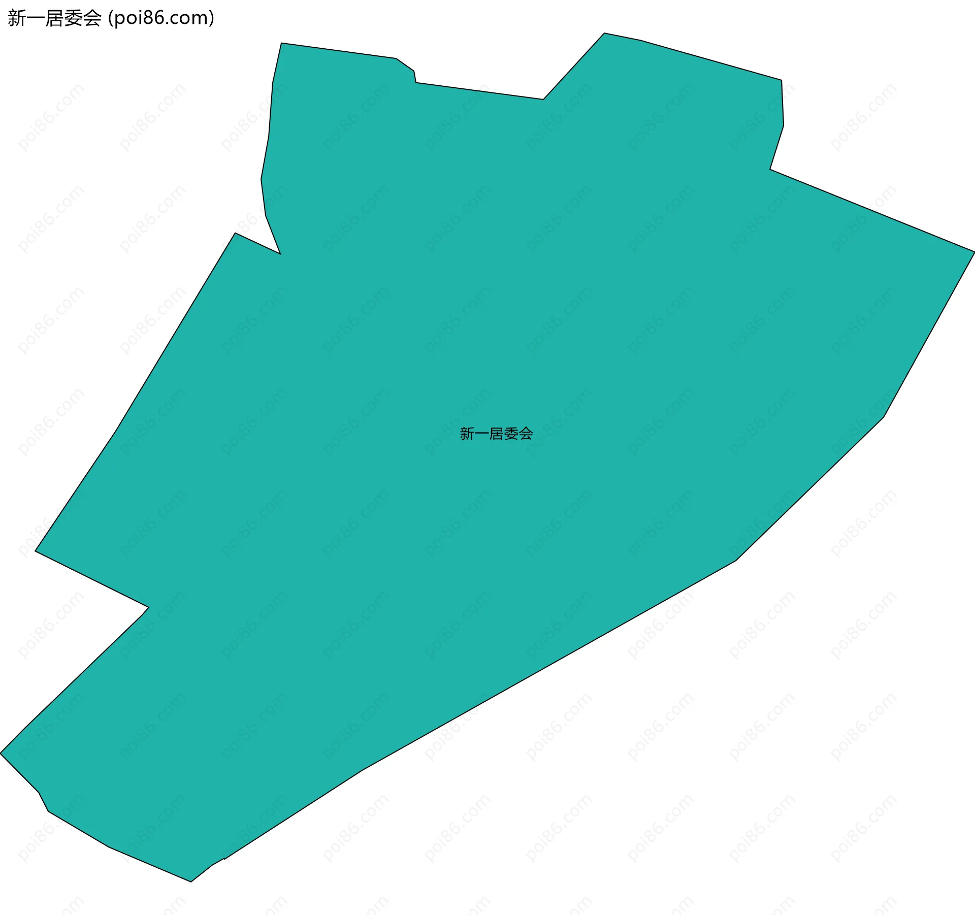 新一居委会边界地图