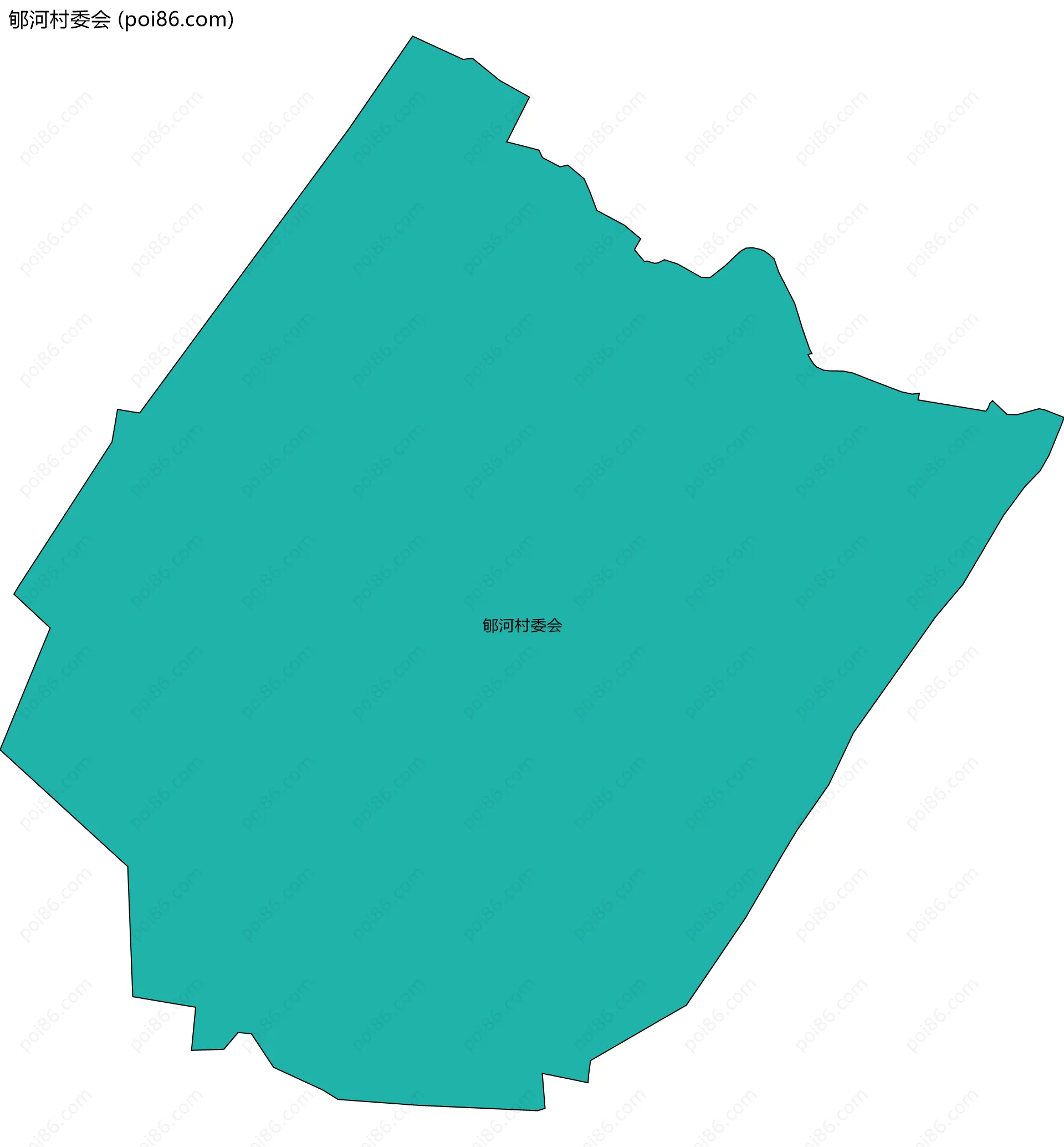 郇河村委会边界地图