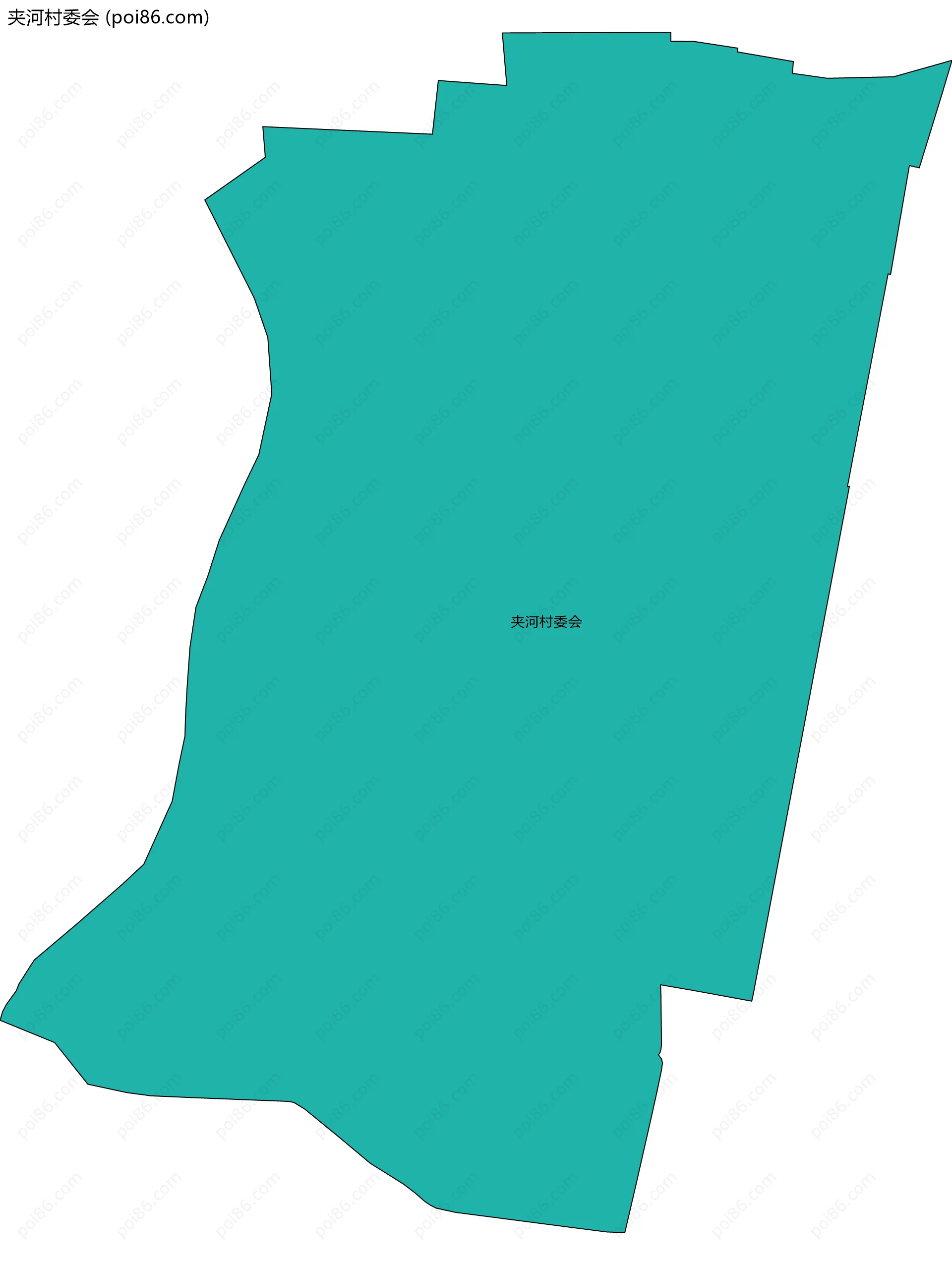夹河村委会边界地图