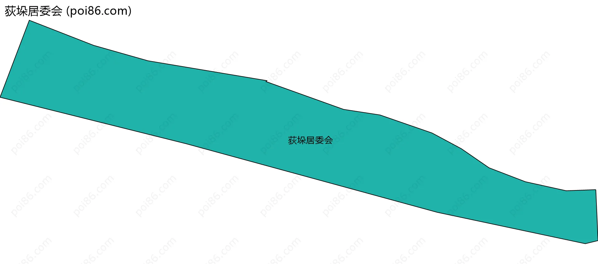 荻垛居委会边界地图