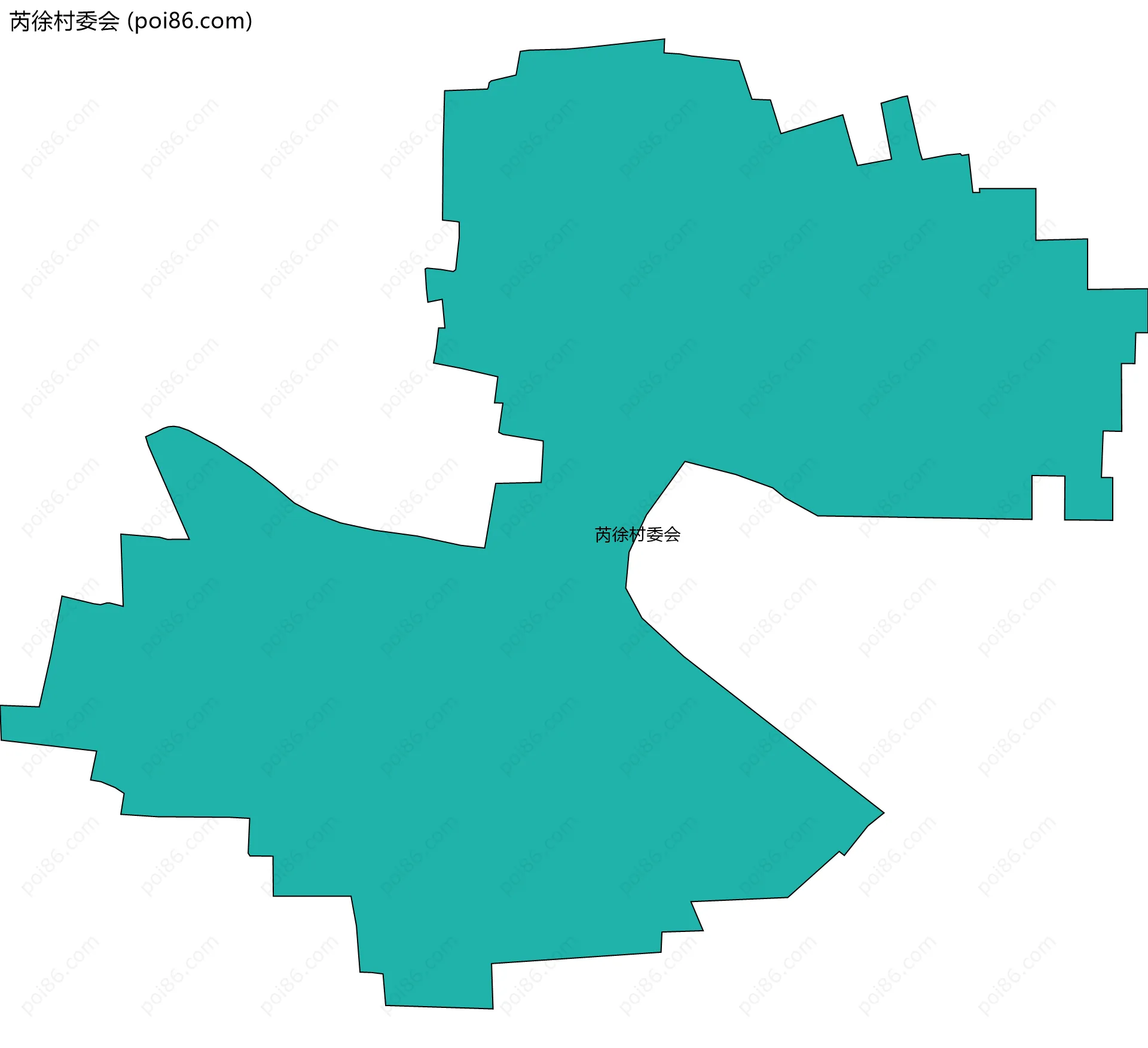 芮徐村委会边界地图