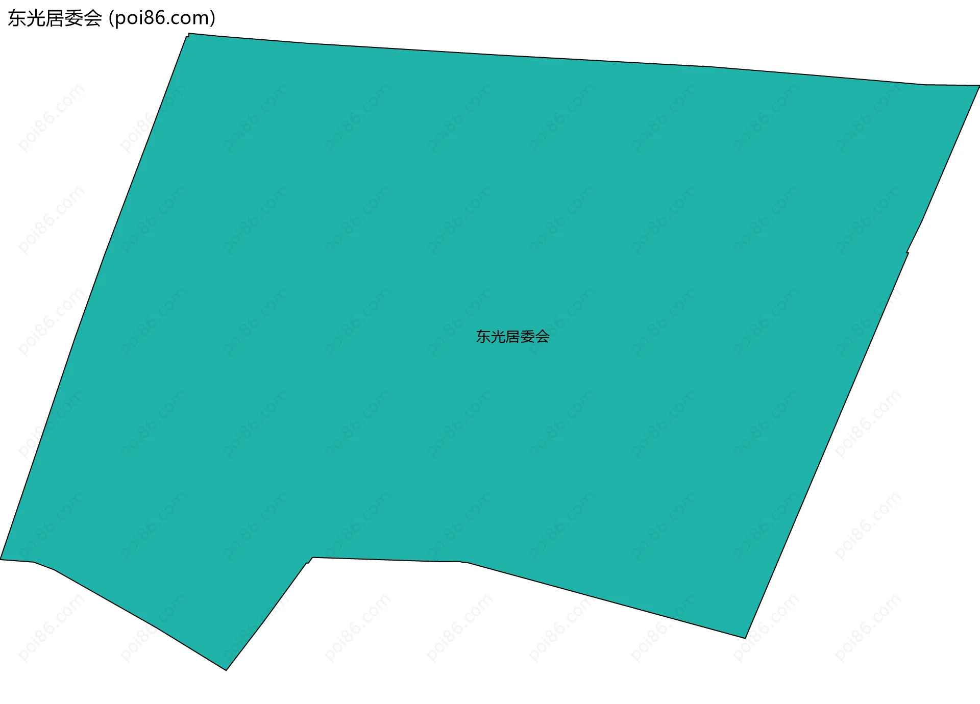 东光居委会边界地图