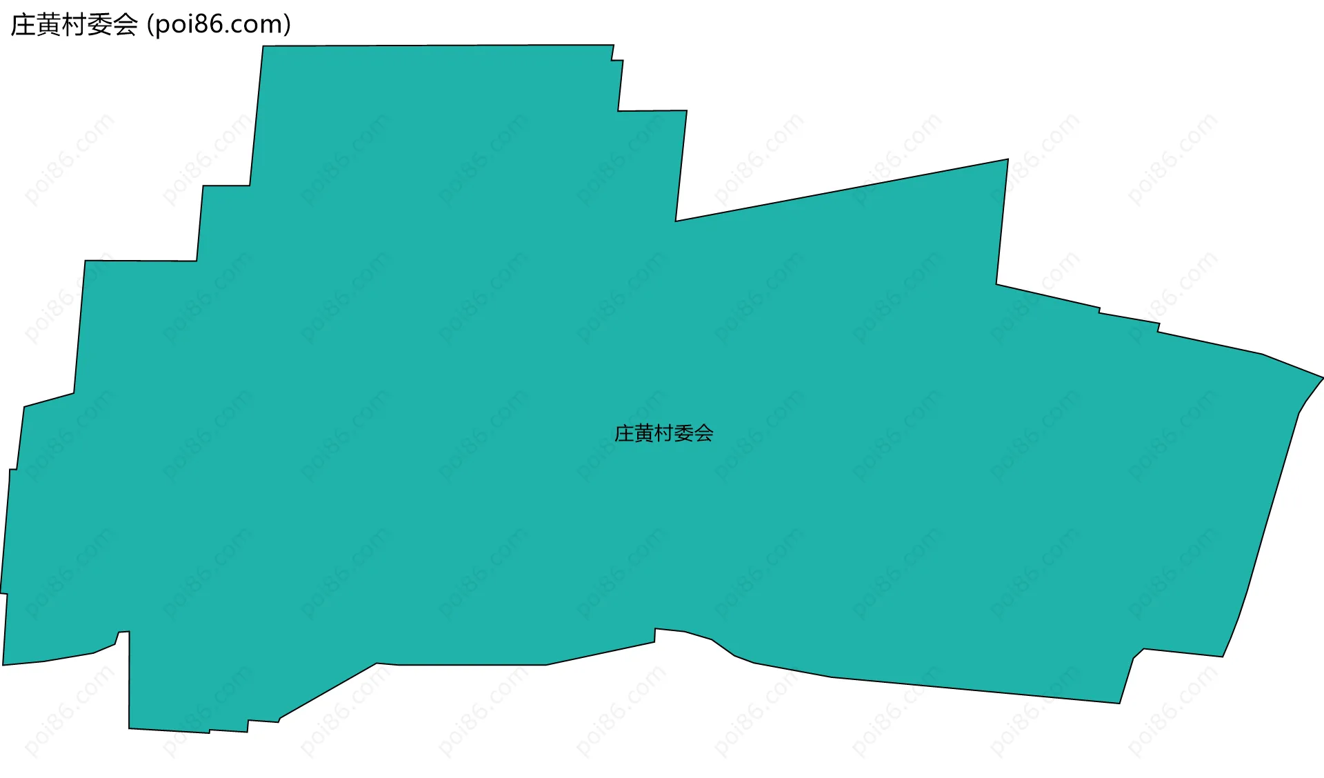 庄黄村委会边界地图