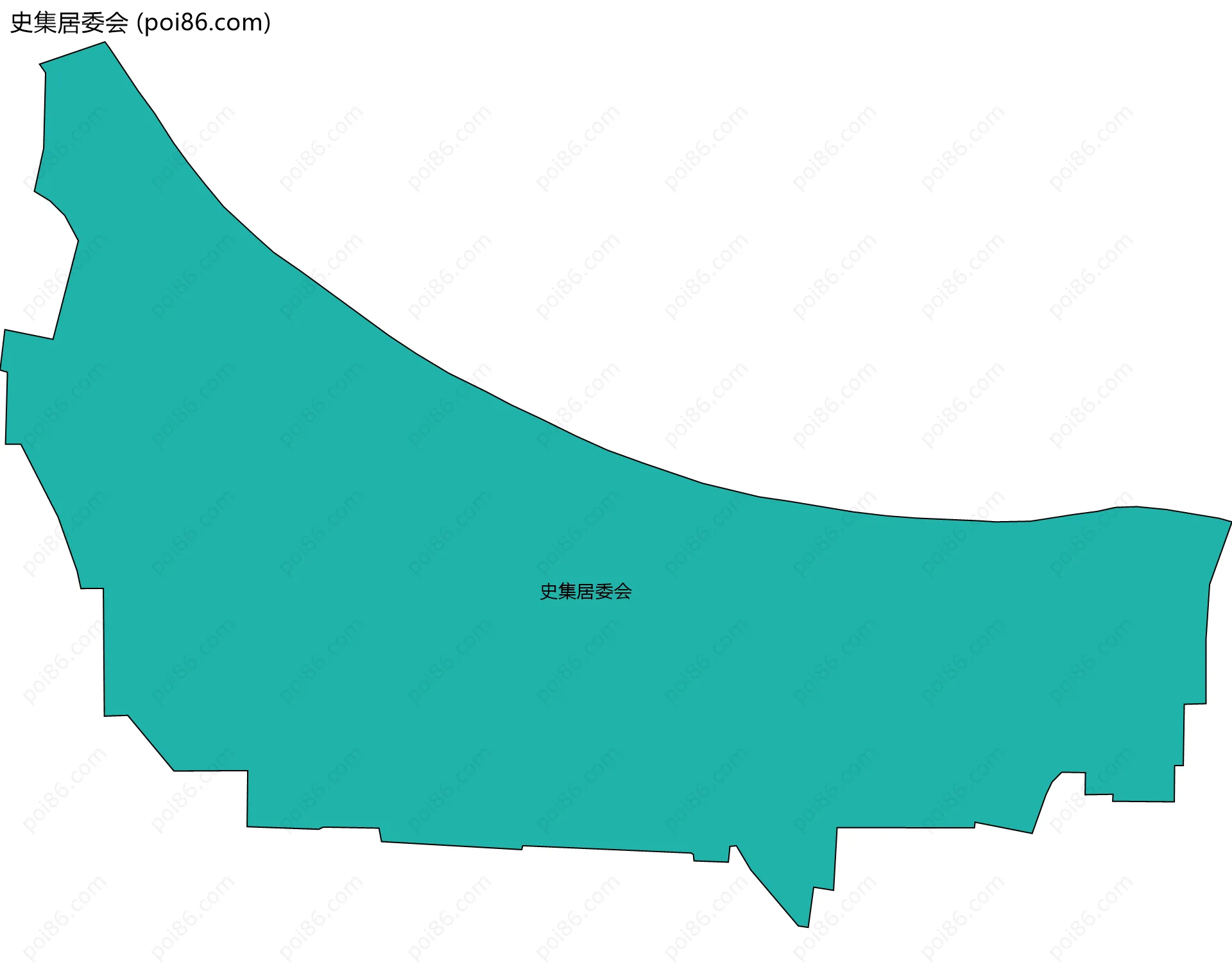 史集居委会边界地图