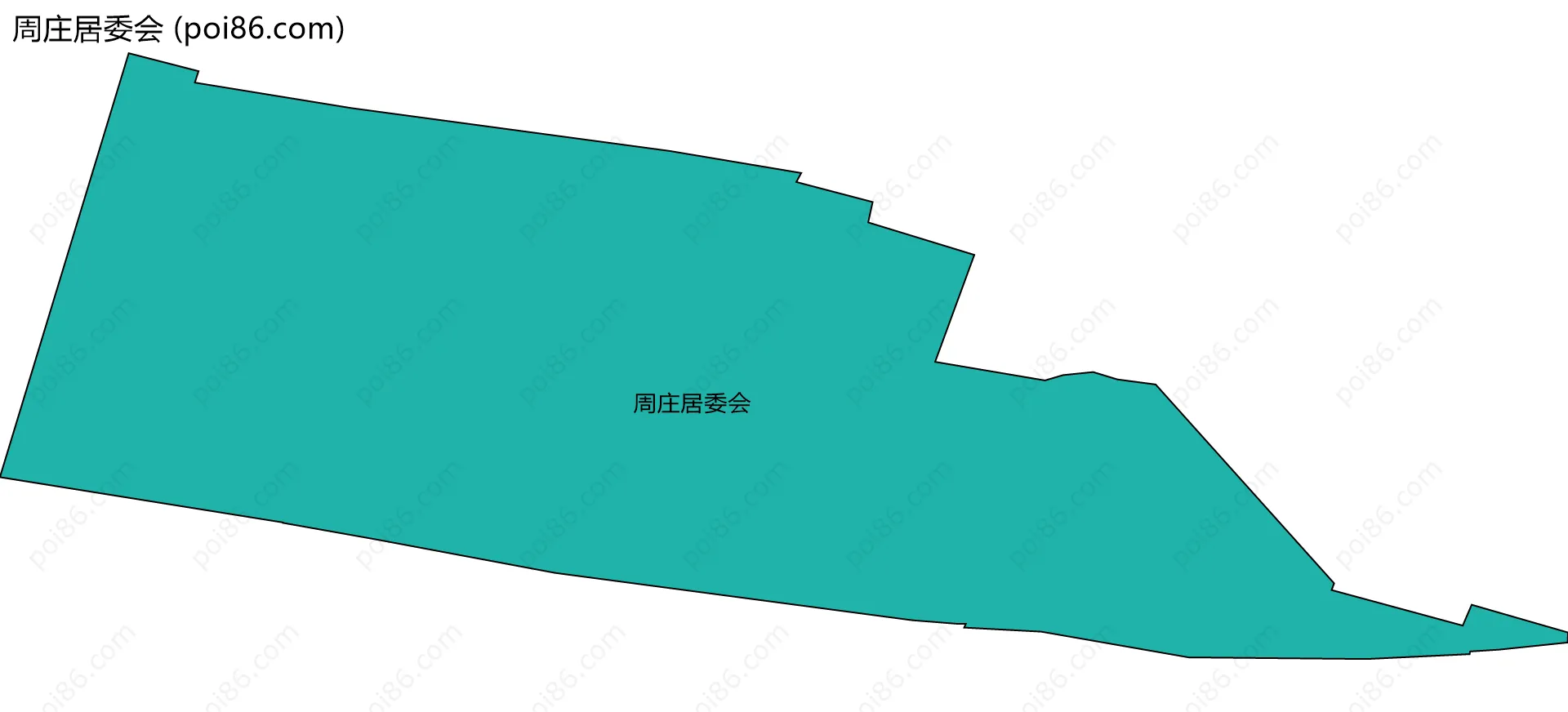 周庄居委会边界地图