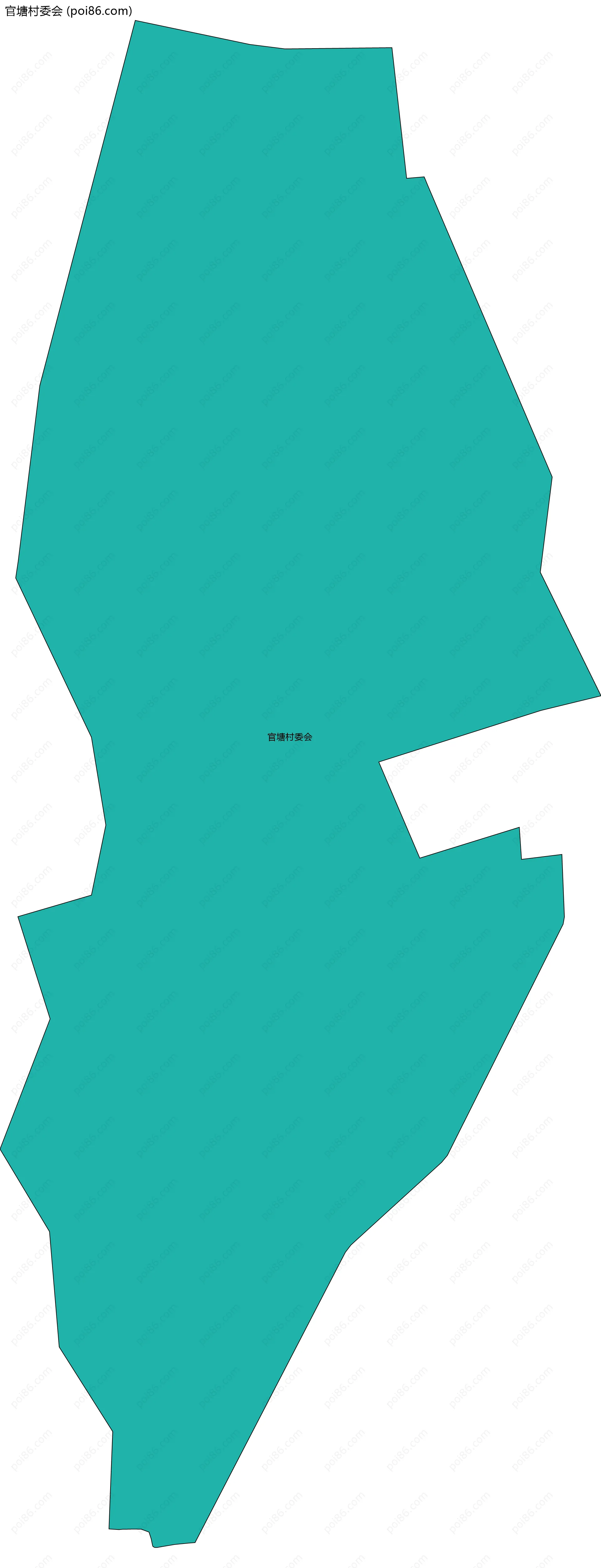 官塘村委会边界地图