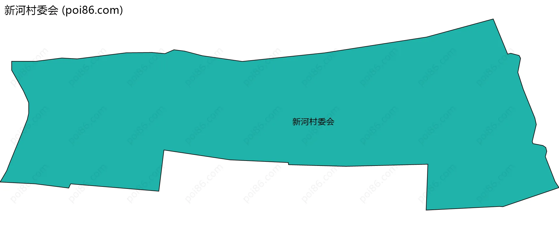 新河村委会边界地图