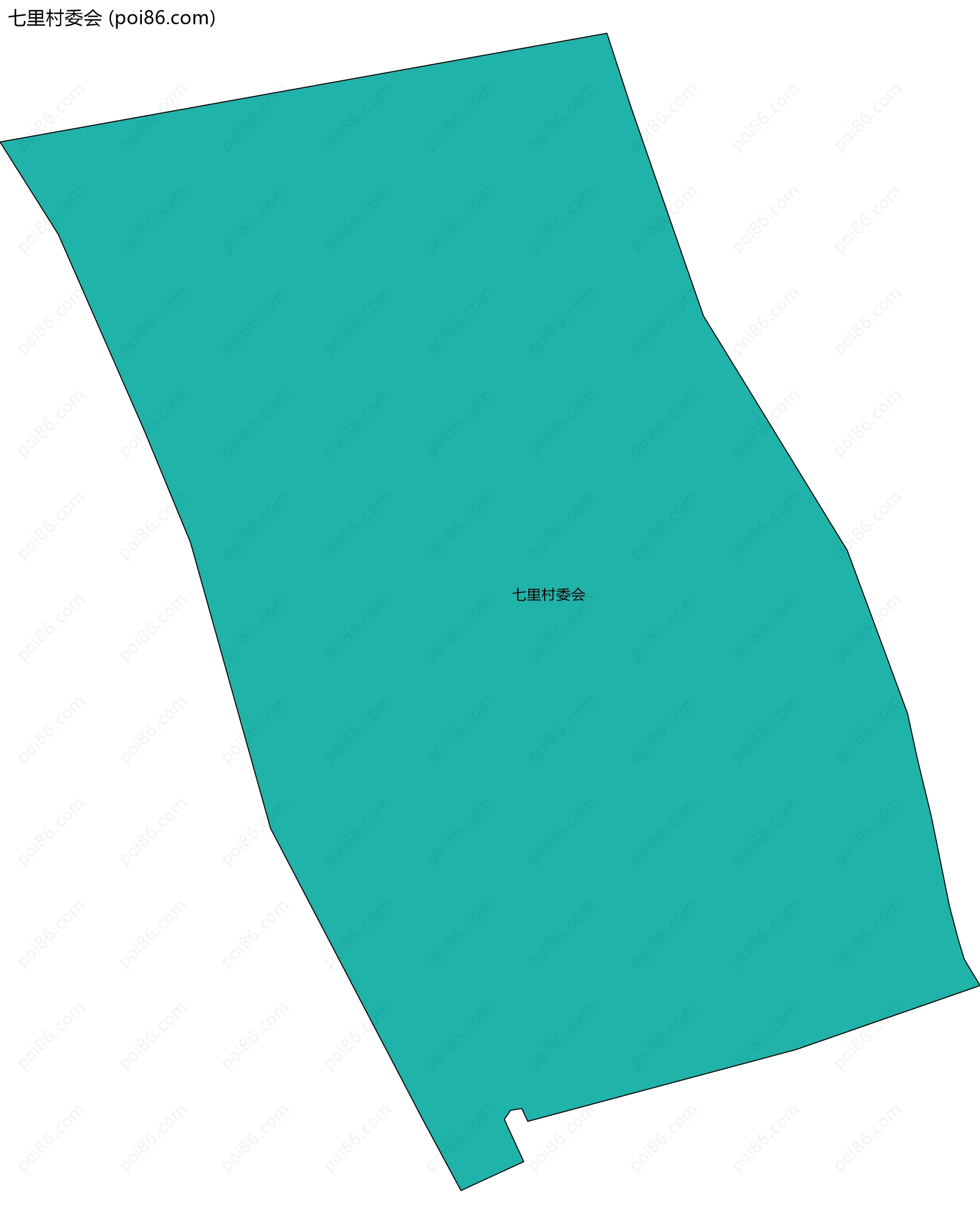 七里村委会边界地图