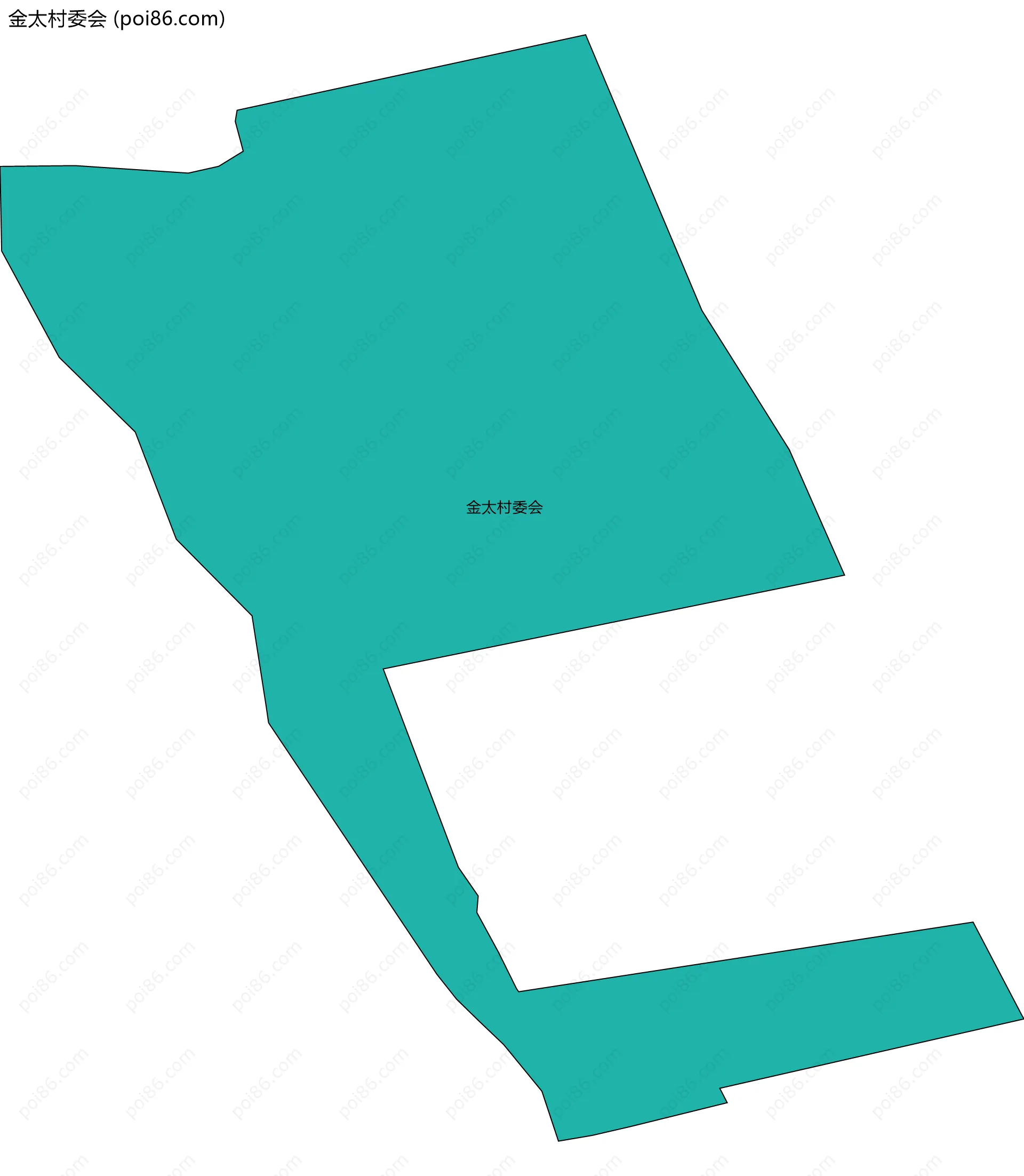 金太村委会边界地图