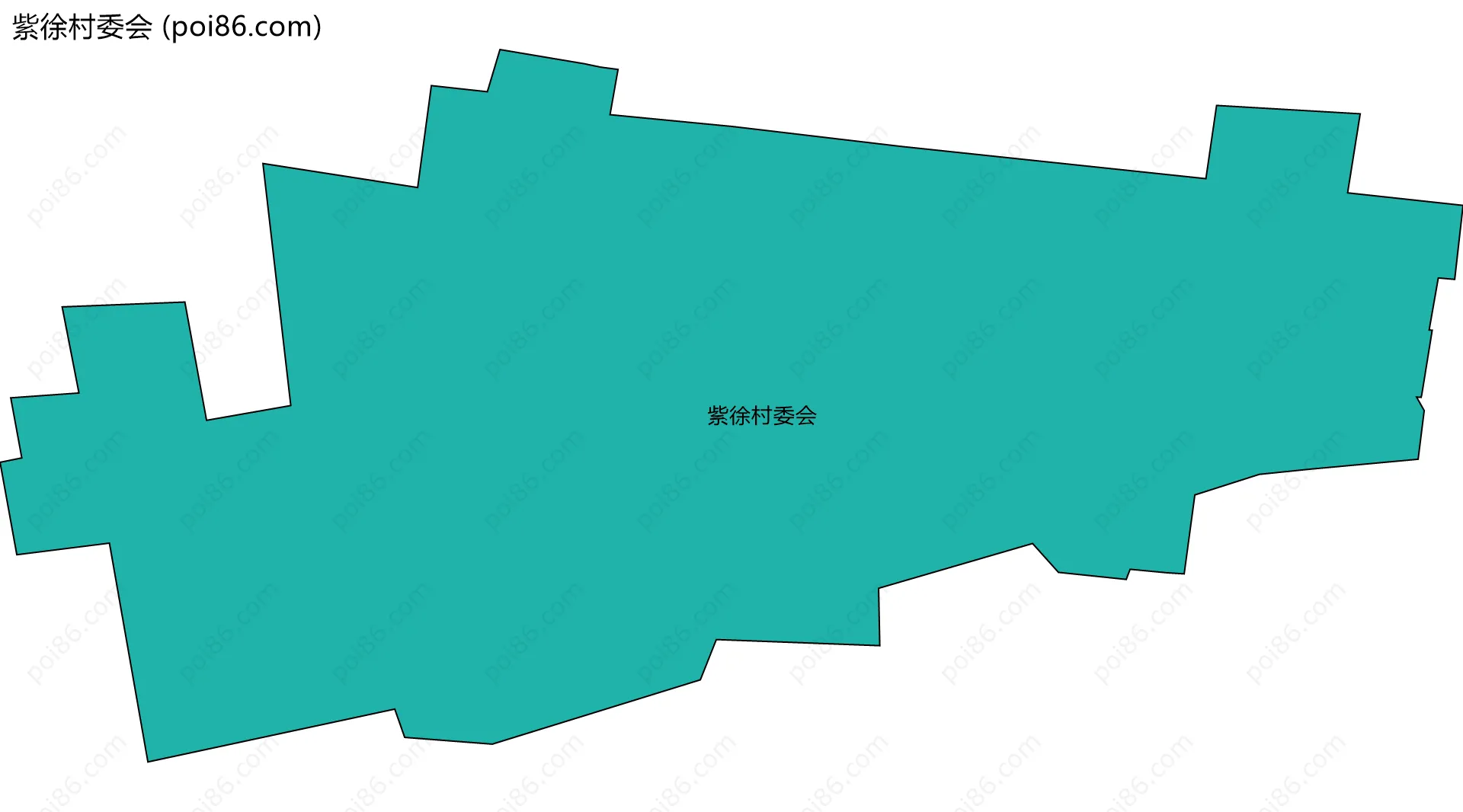 紫徐村委会边界地图