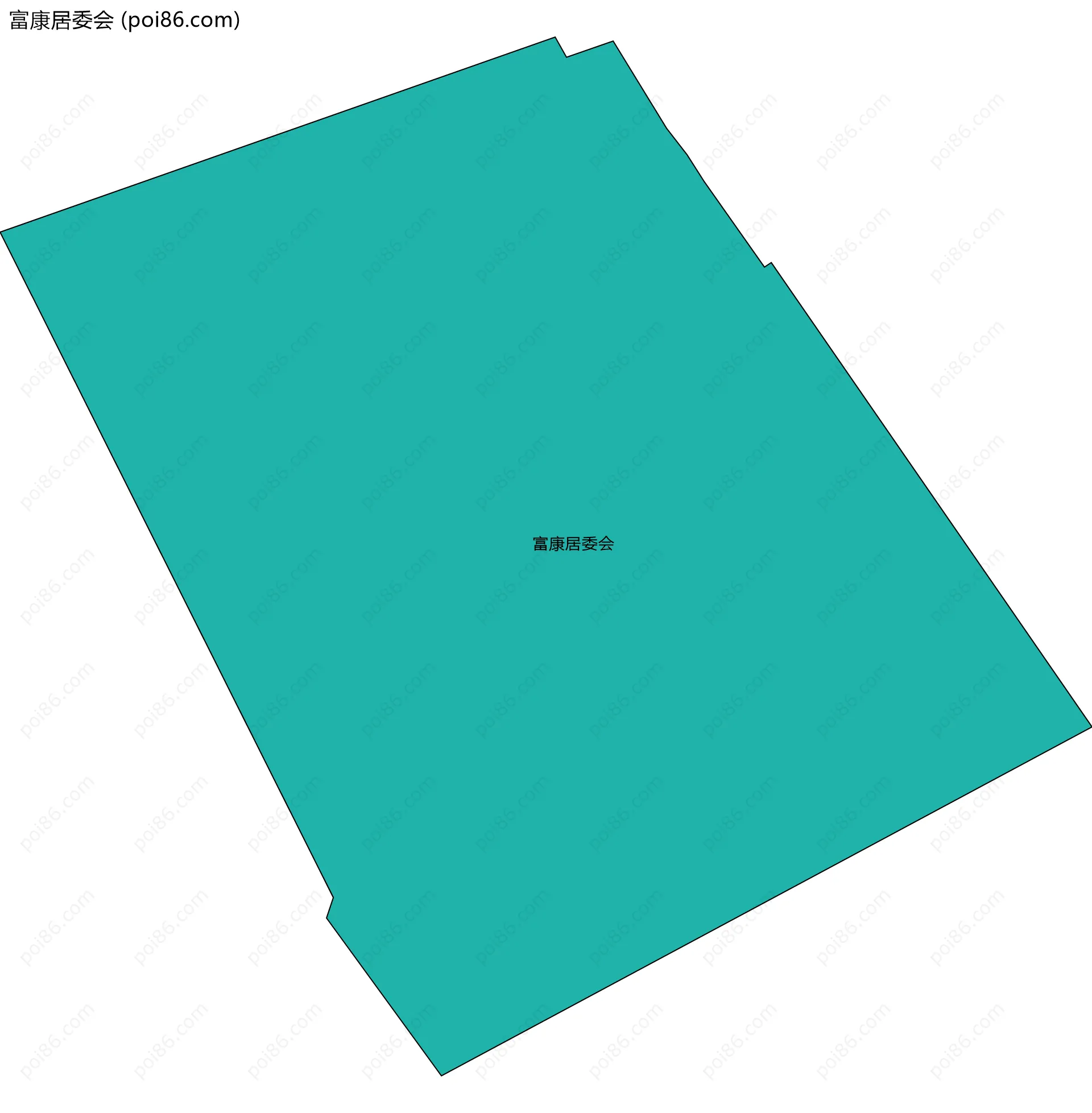 富康居委会边界地图