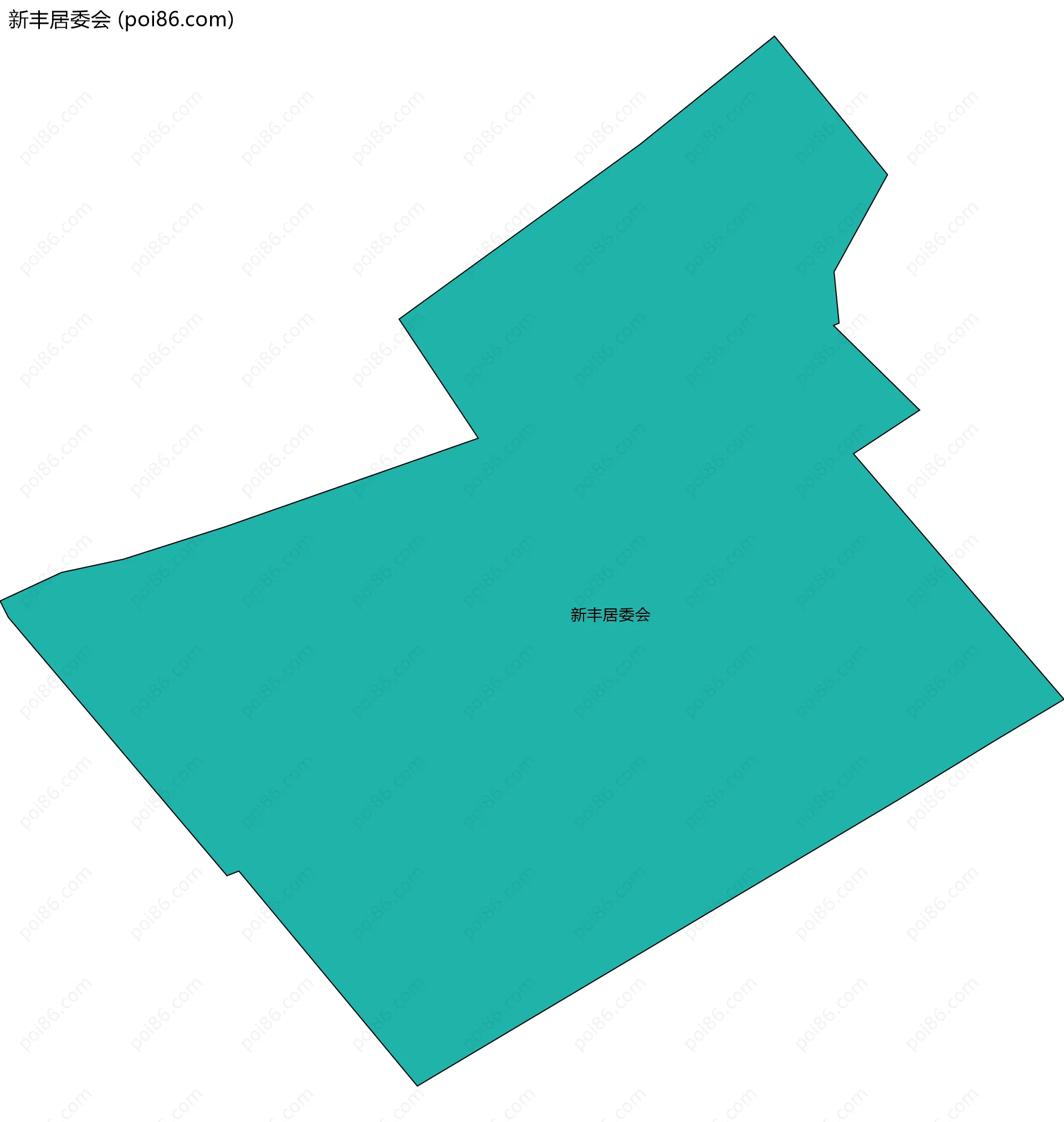 新丰居委会边界地图
