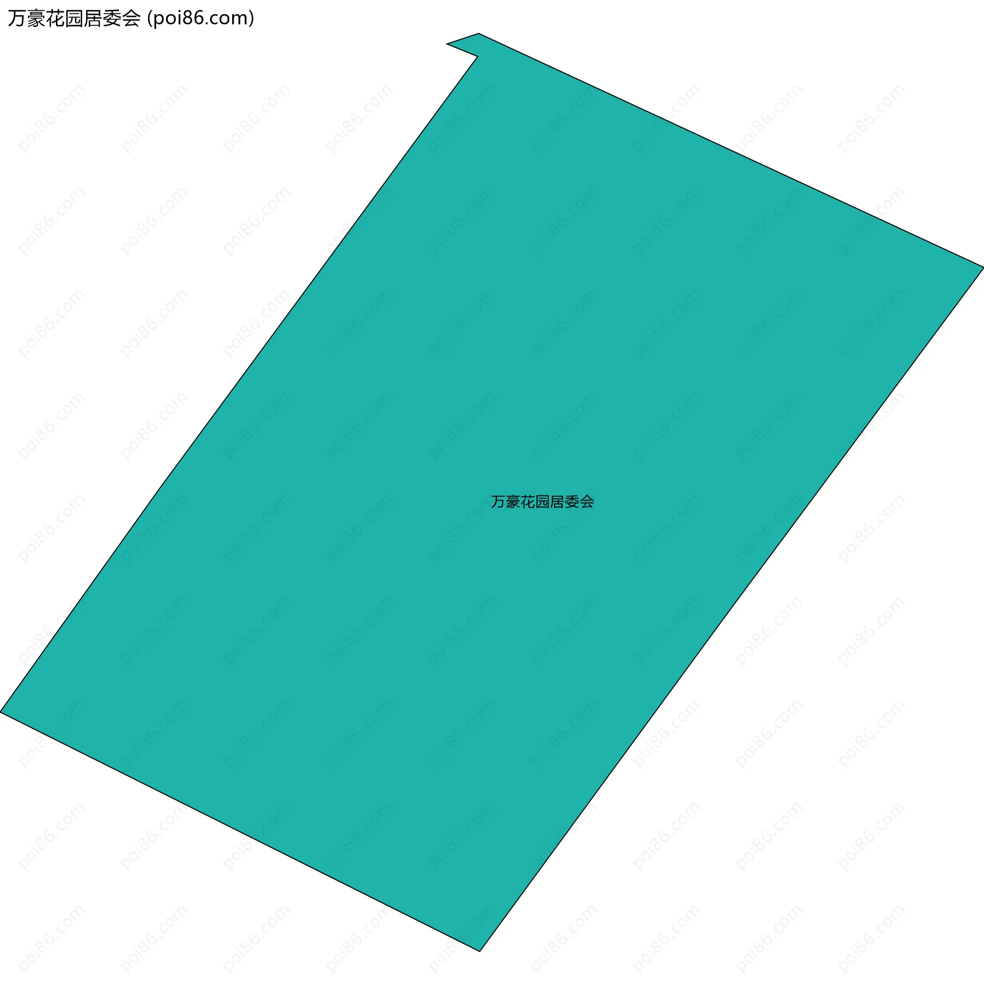 万豪花园居委会边界地图