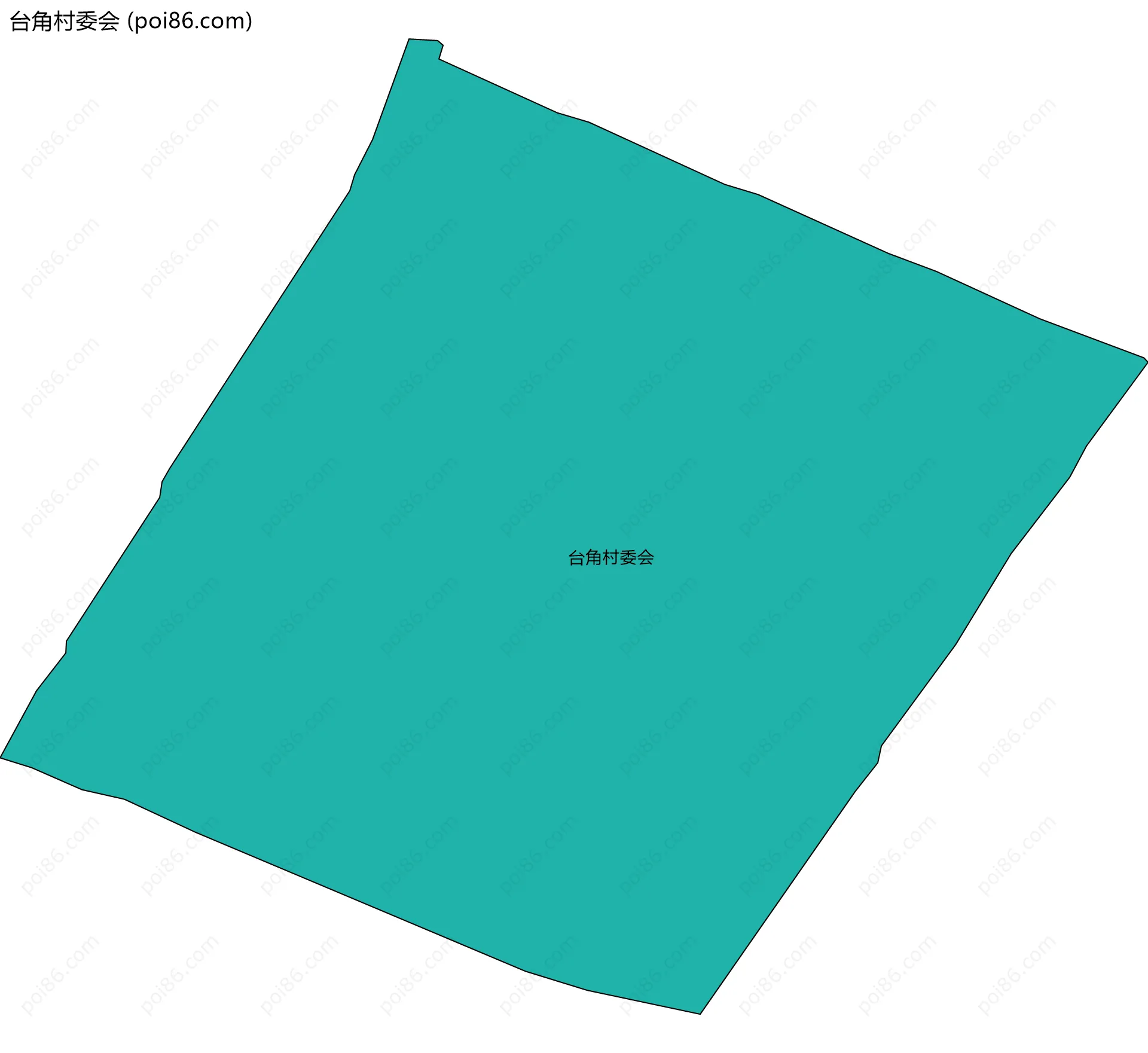 台角村委会边界地图