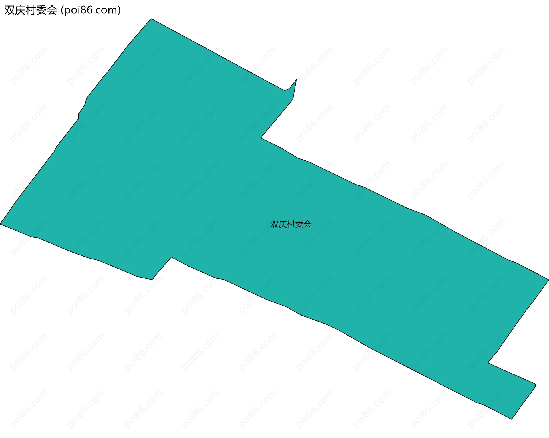 双庆村委会边界地图